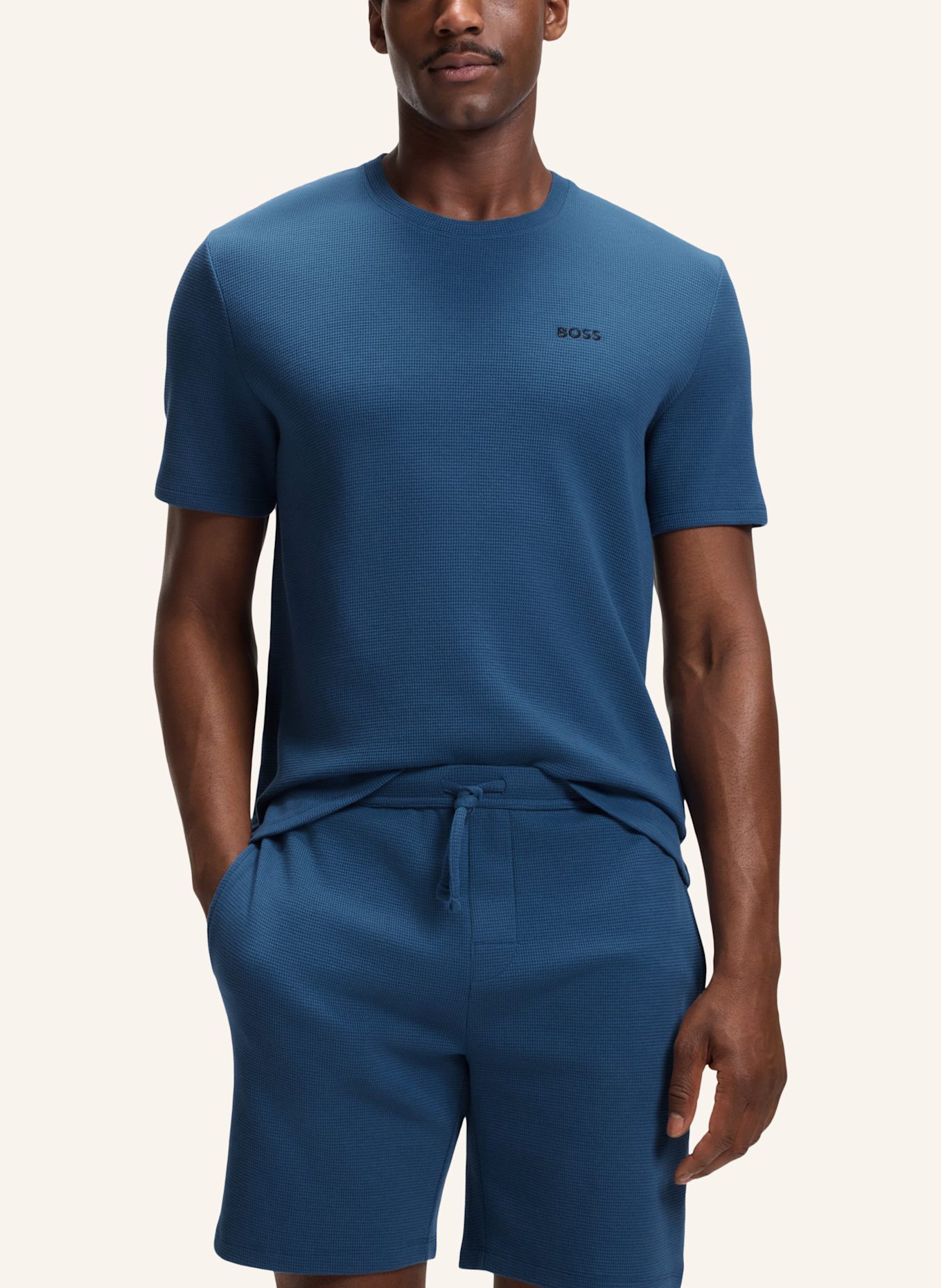 BOSS Schlafshirt: BLAU