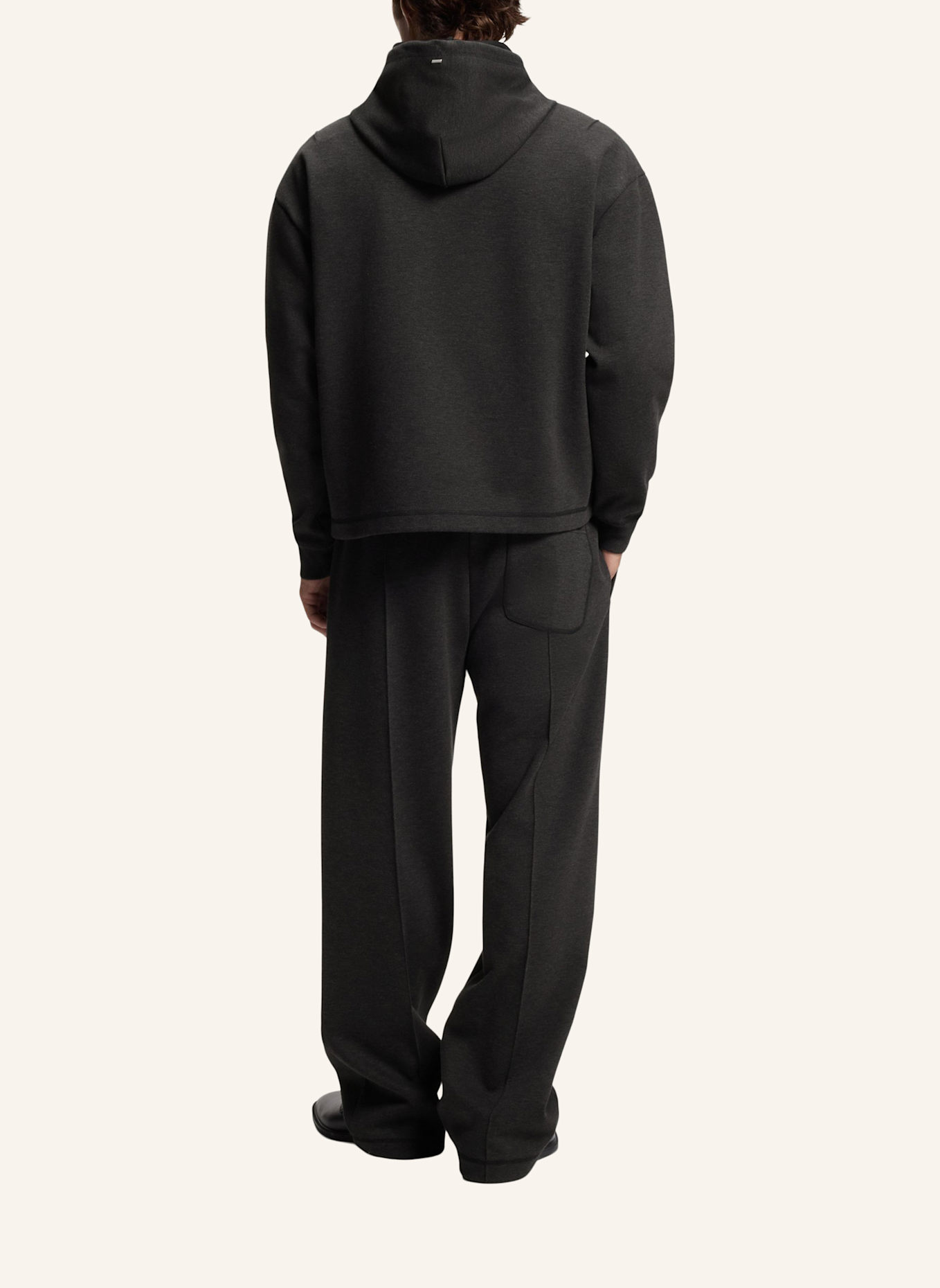 HUGO Sweatshirt DINEO Relaxed Fit: GRAU