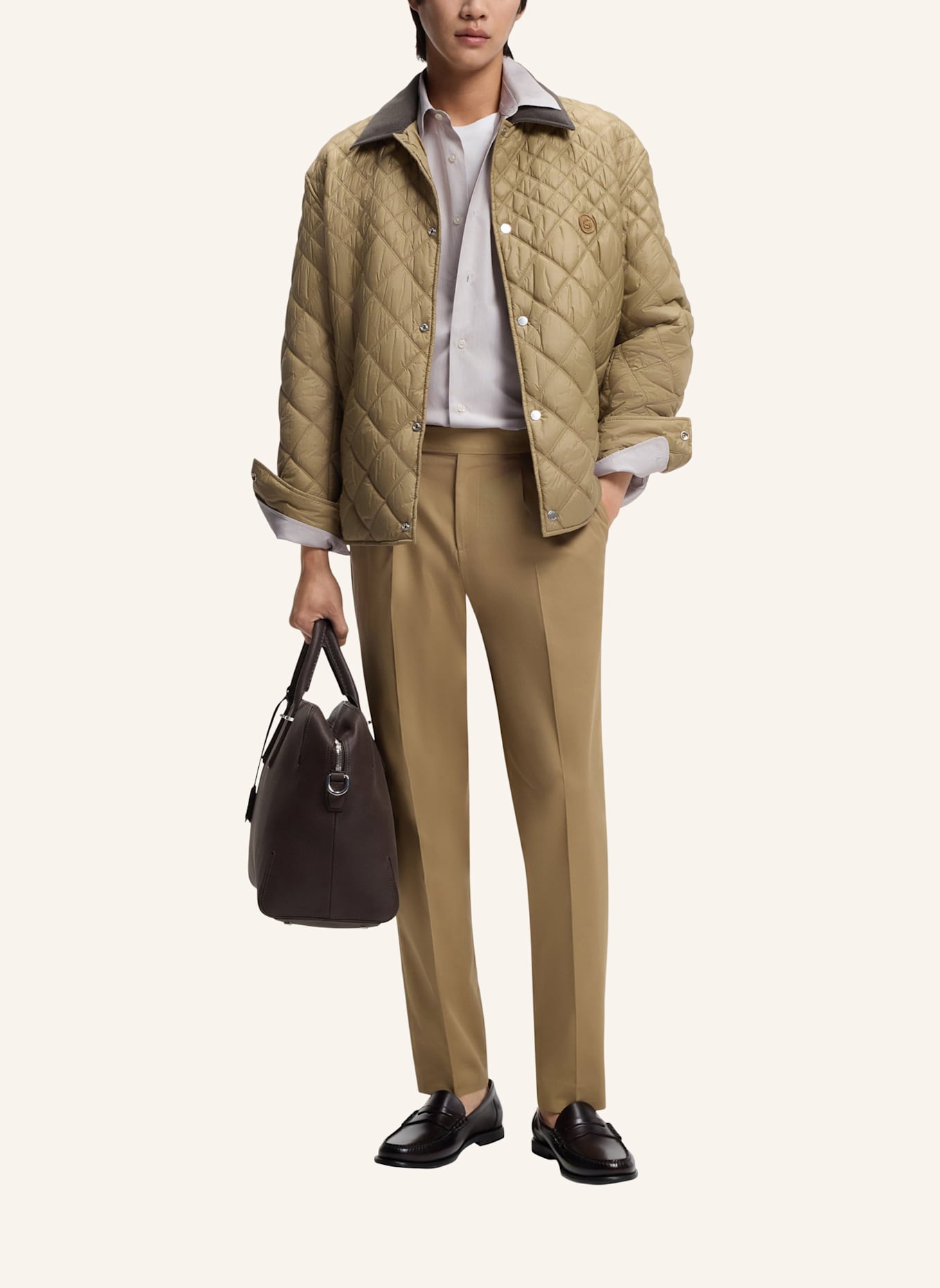 BOSS Casual Hemd C-CODY-K-F-E-261 Relaxed Fit: KHAKI