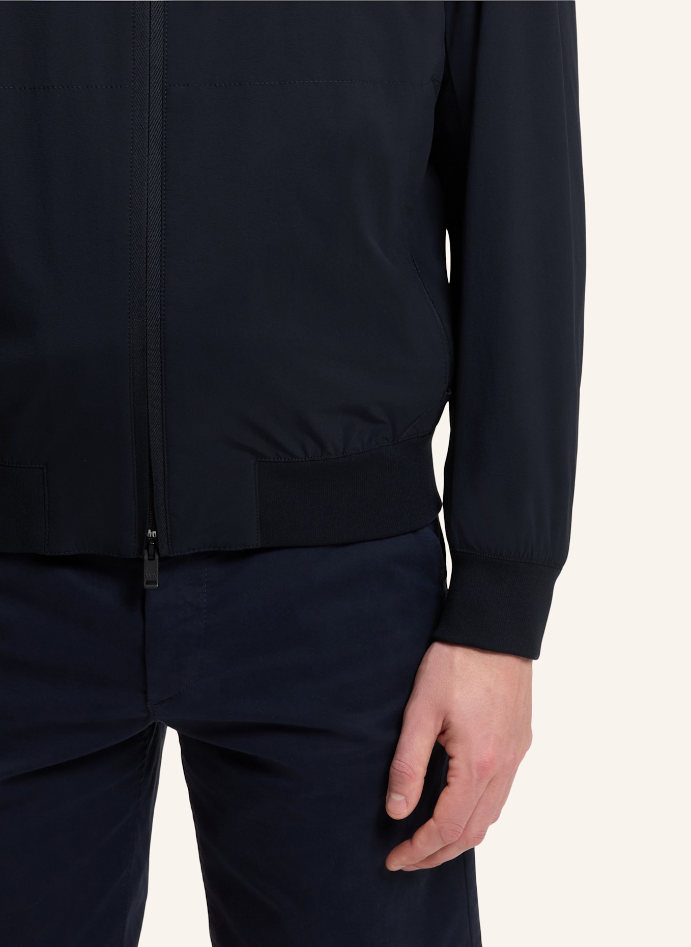 BOSS Casual Jacke OSURF Regular Fit: DUNKELBLAU