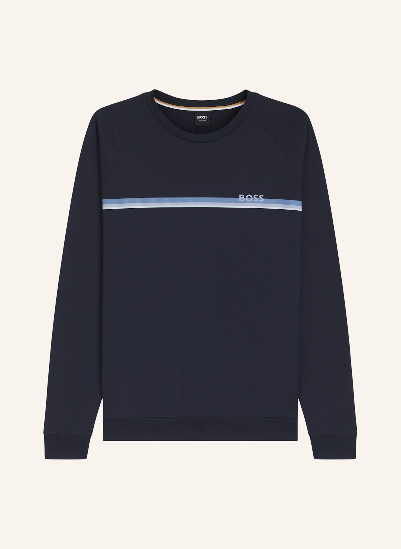 BOSS Loungewear Oberteil AUTHENTIC SWEATSHIRT Regular Fit: DUNKELBLAU