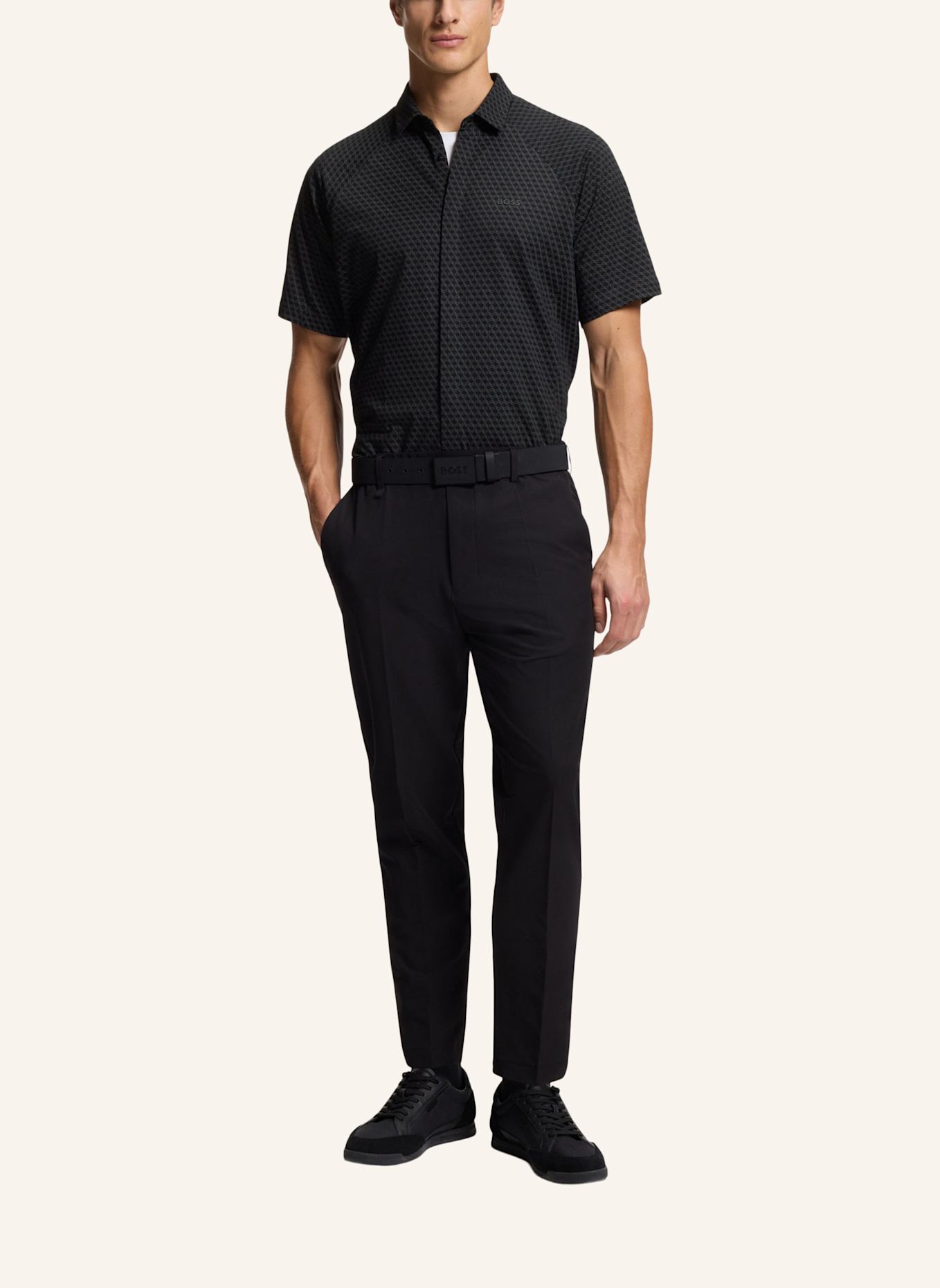 BOSS Casual Hemd ST_EXCURSE S Regular Fit: SCHWARZ