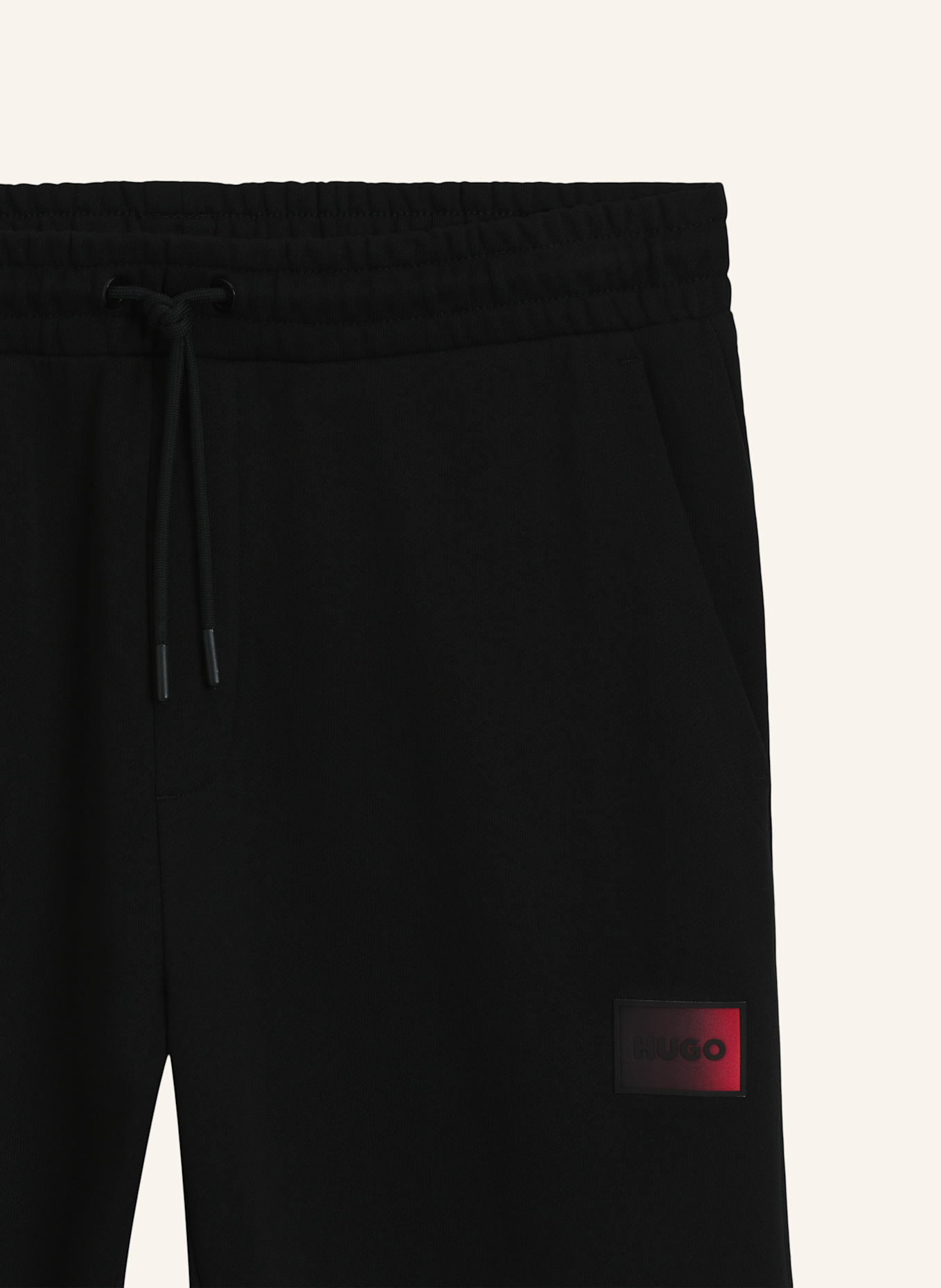 HUGO Casual Hose DANOPAN Relaxed Fit: SCHWARZ