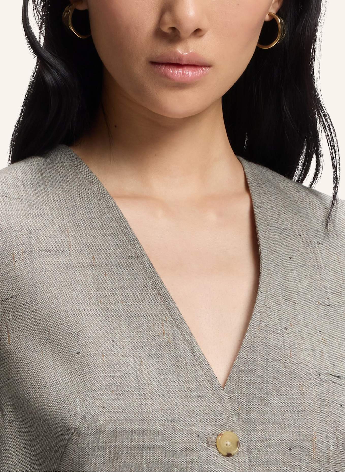 BOSS Blazer JULINIA-CROP Regular Fit: BRAUN