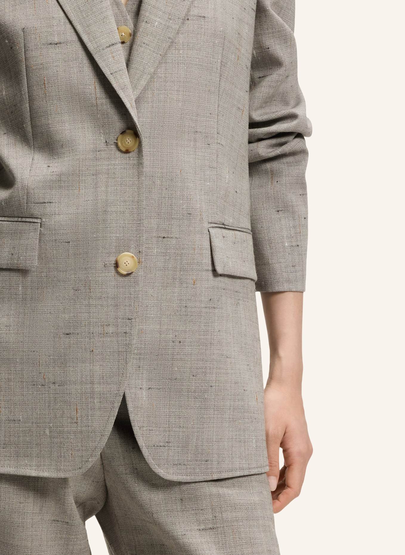 BOSS Blazer JEMMA4 Regular Fit: BRAUN