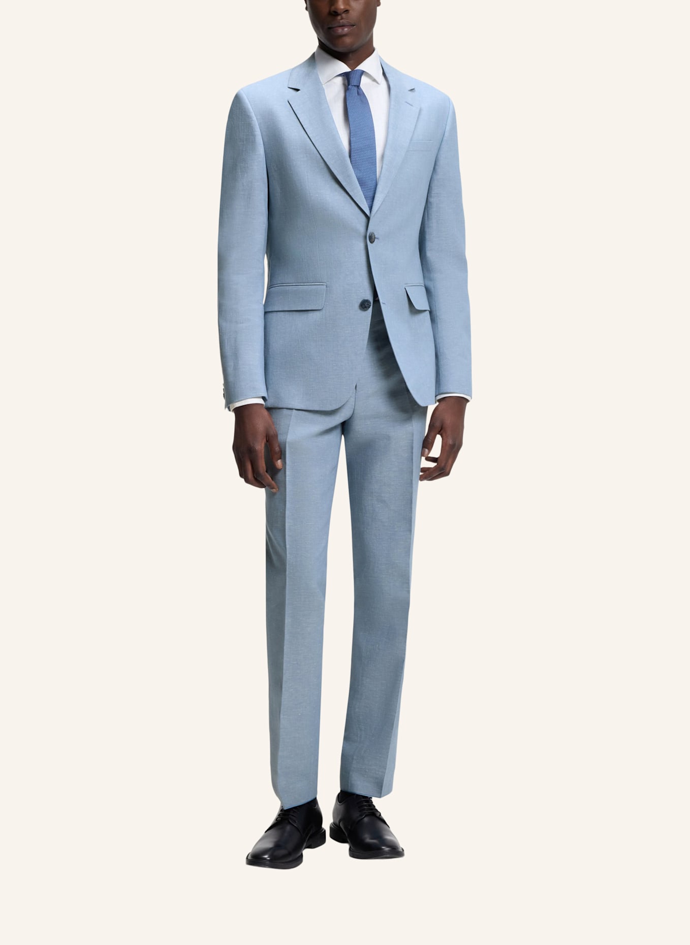 HUGO Business Anzug HENRY-GETLIN253X Slim Fit: BLAU