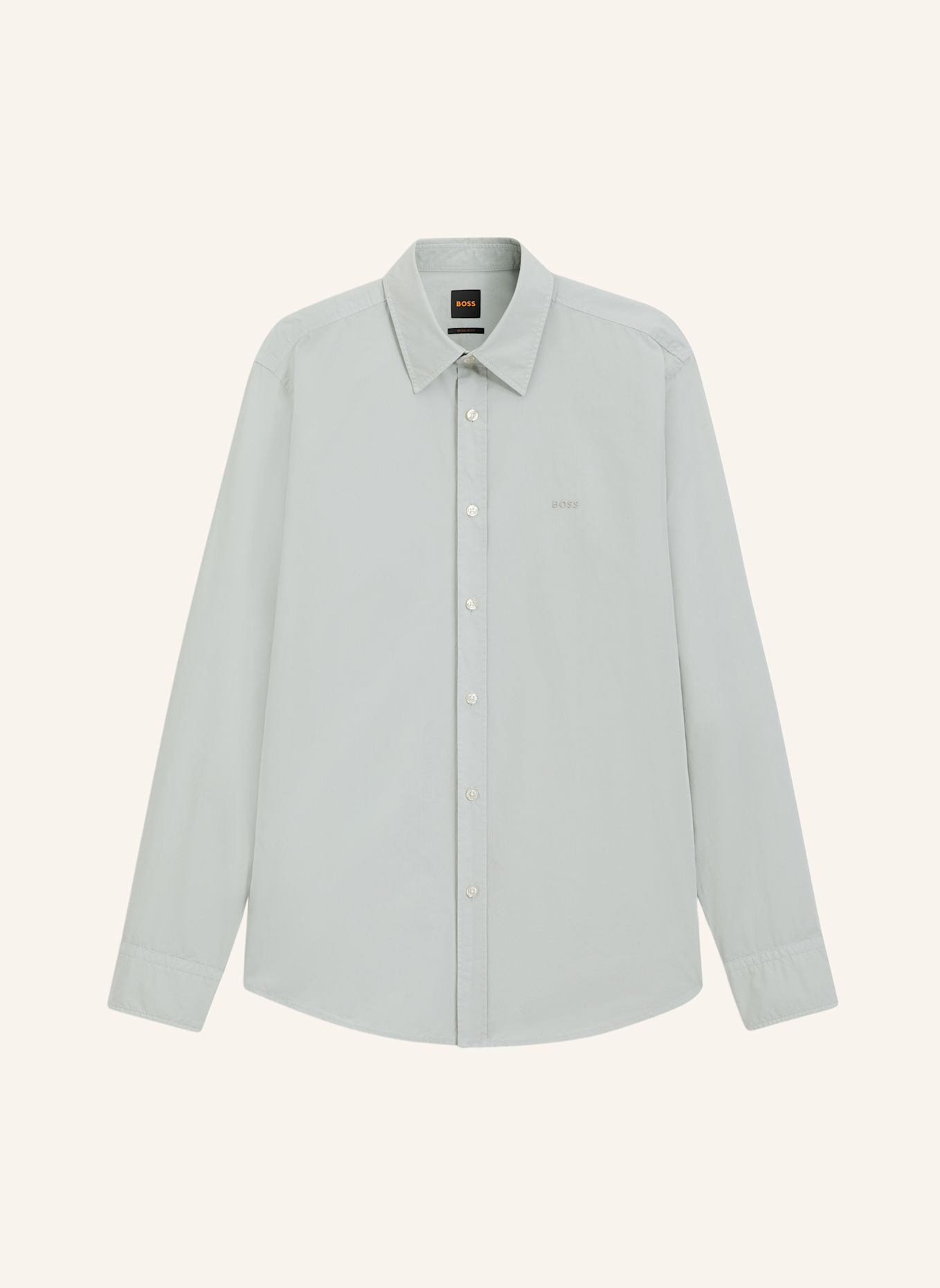 BOSS Hemd RELEGANT Regular Fit: SILBER