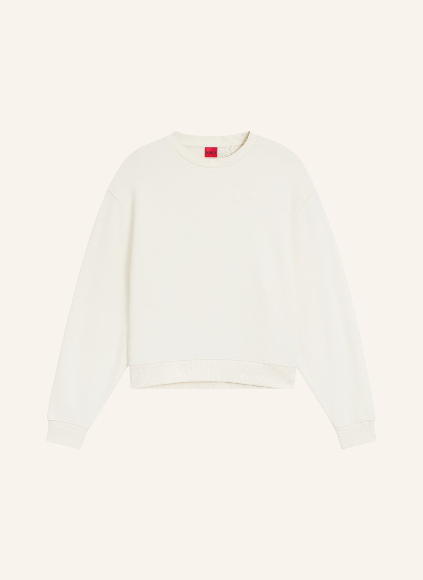 HUGO Sweatshirt DEROXINA_9: BEIGE