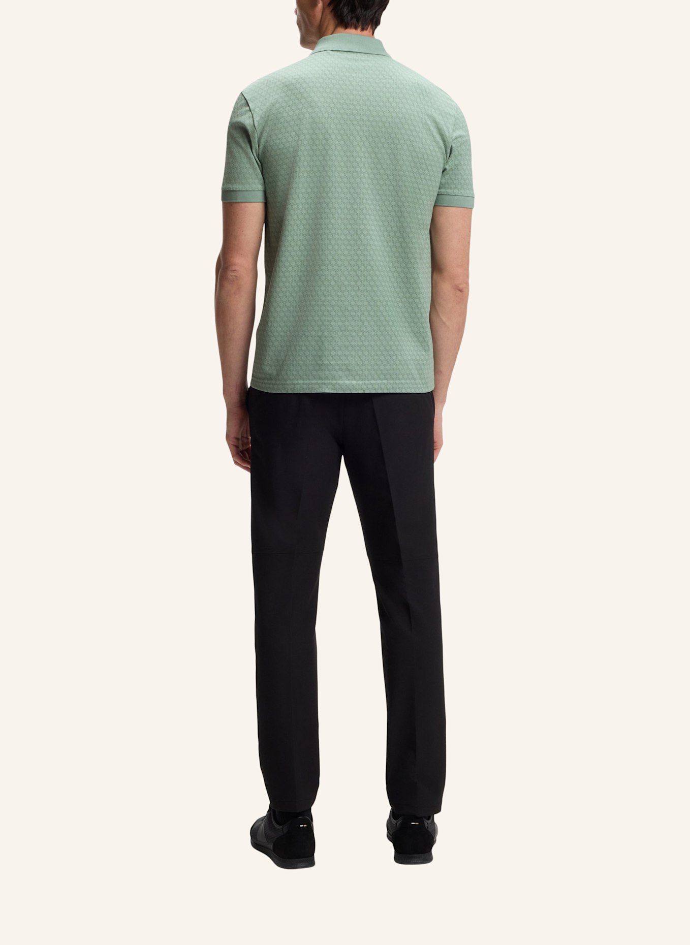 BOSS Poloshirt PL_GOC CHIP PATTERN Regular Fit: GRÜN