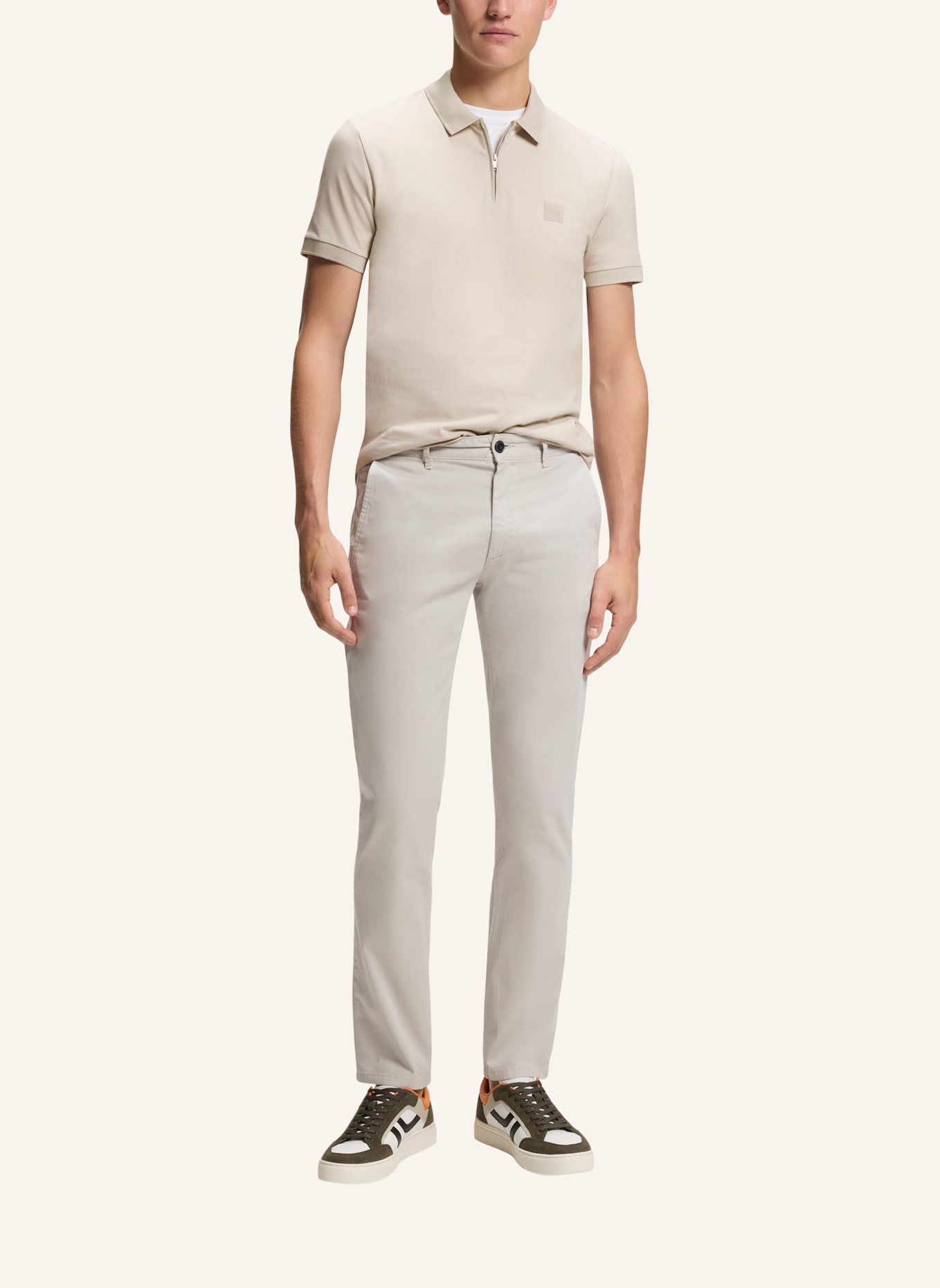 BOSS Pullover KANOVANO: SILBER