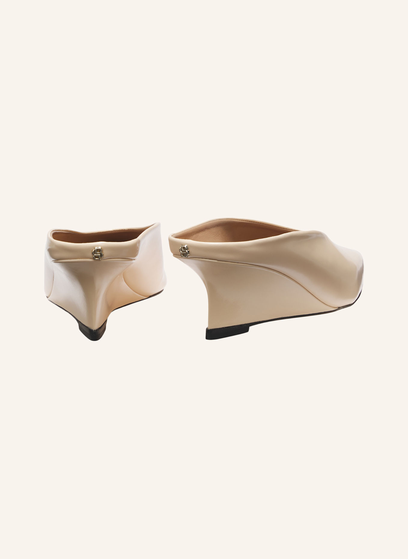 BOSS Mules CHARLIZE: BEIGE