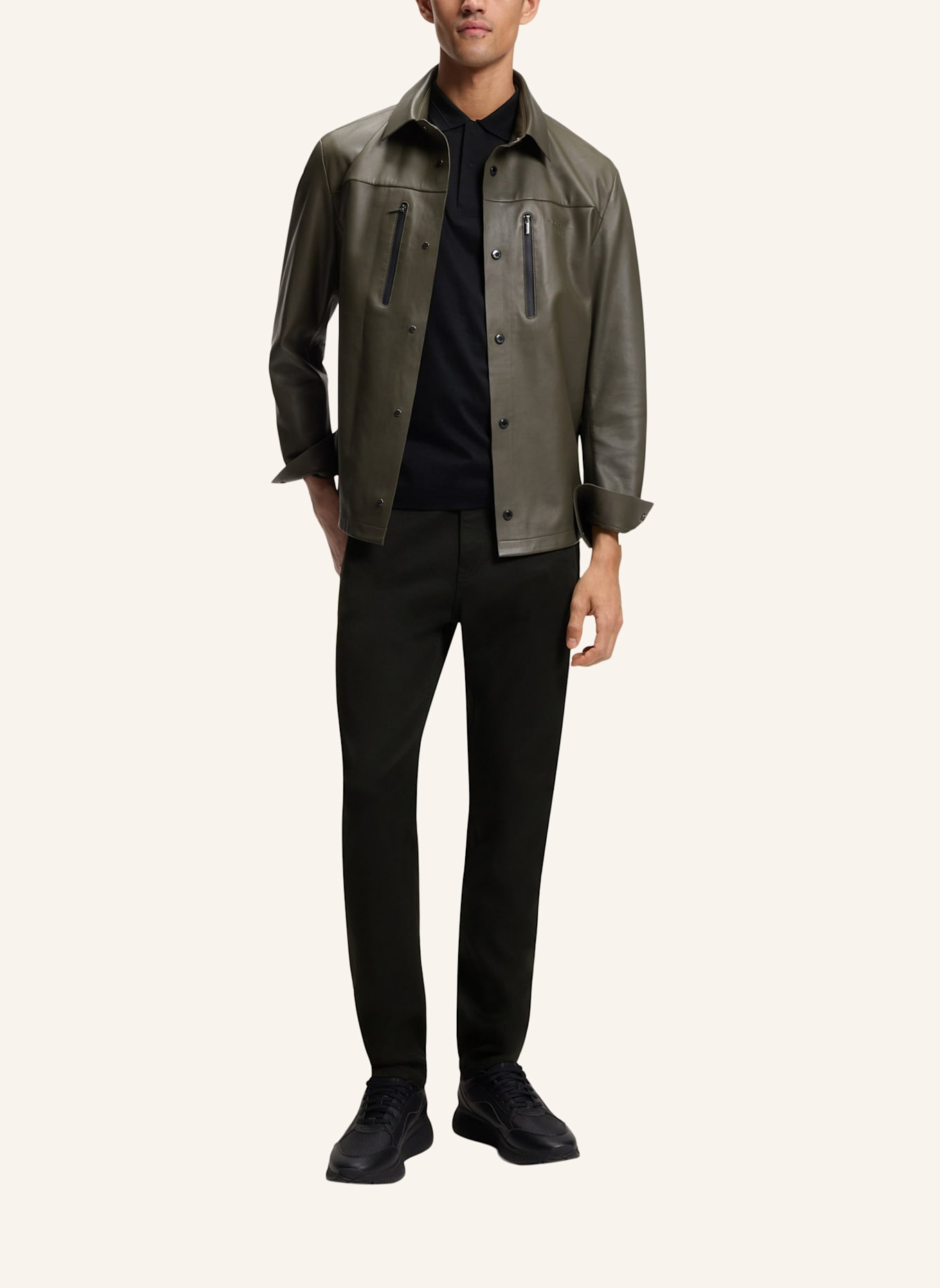 BOSS Casual Hose TR_PS SPIRIT70 5PKT Tapered Fit: SCHWARZ