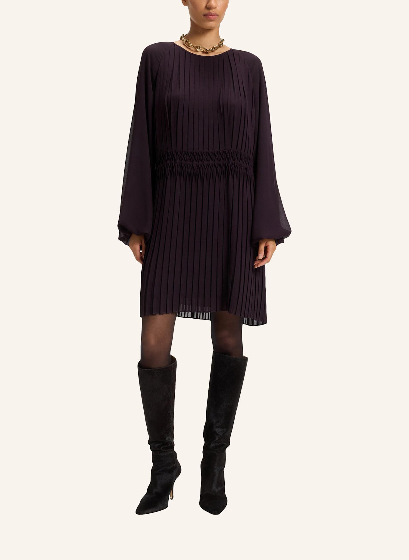 BOSS Business Kleid DALIETTE Regular Fit: LILA