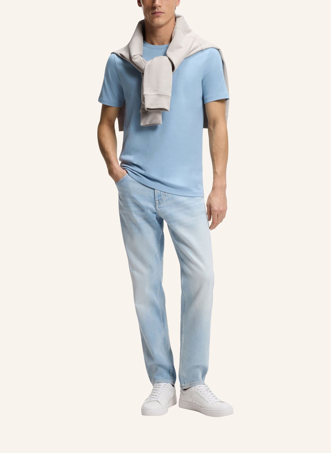 BOSS T-Shirt TALES: HELLBLAU