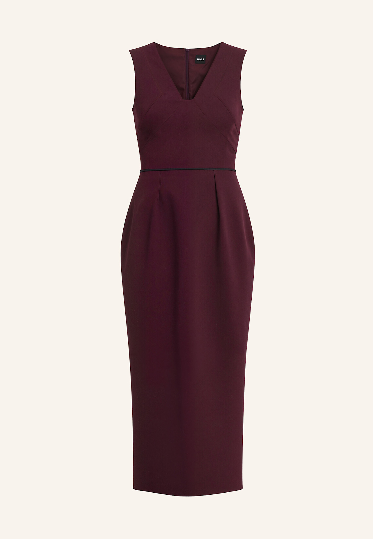 BOSS Business Kleid DRUMIALDAN Slim Fit: DUNKELLILA