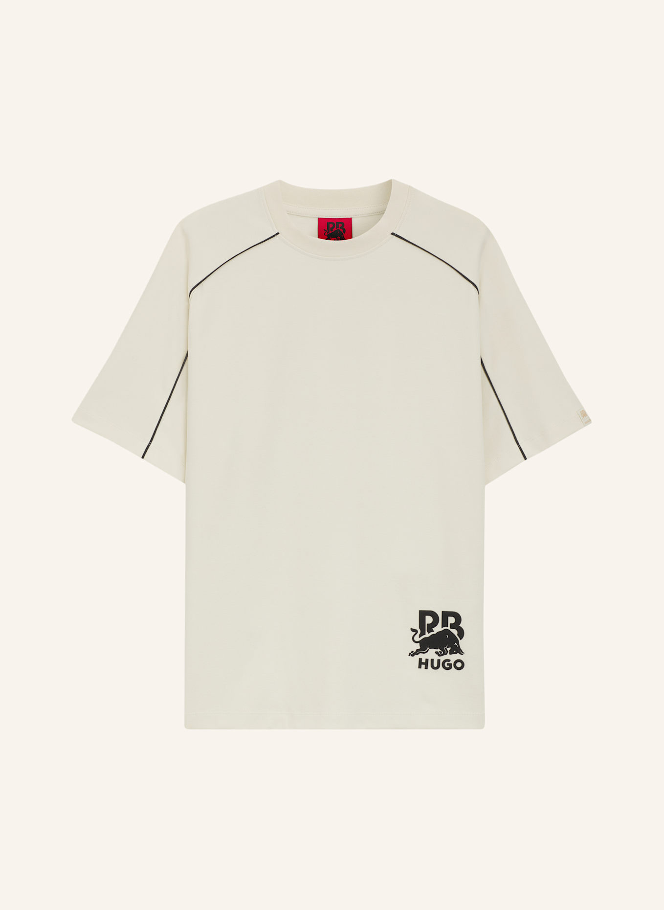 HUGO T-Shirt DOROX_RB Oversize Fit: WEISS