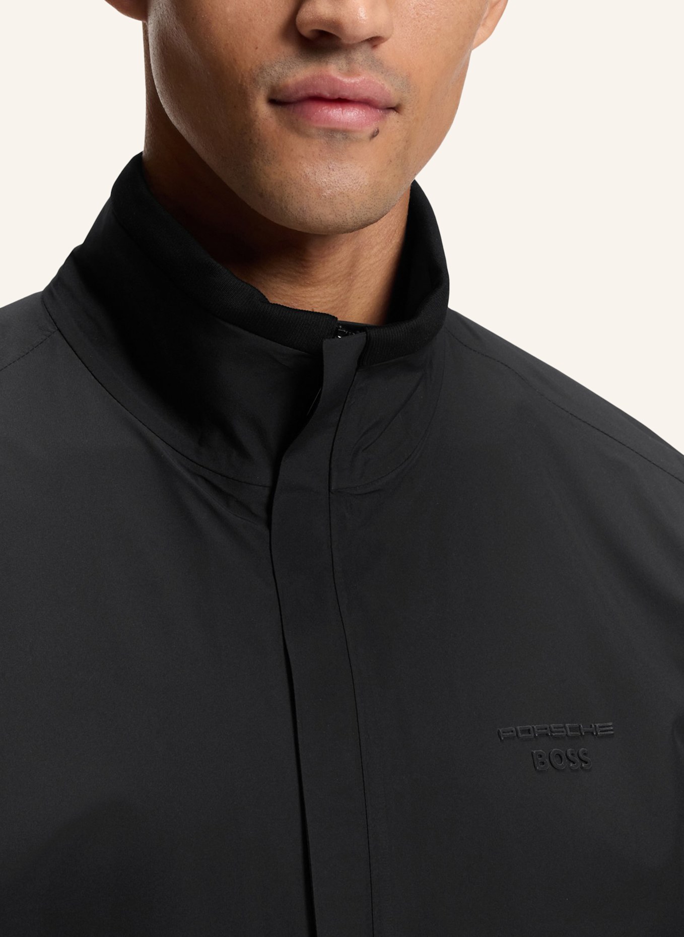 BOSS Casual Jacke OW_PS SPIRIT70 JT Regular Fit: SCHWARZ