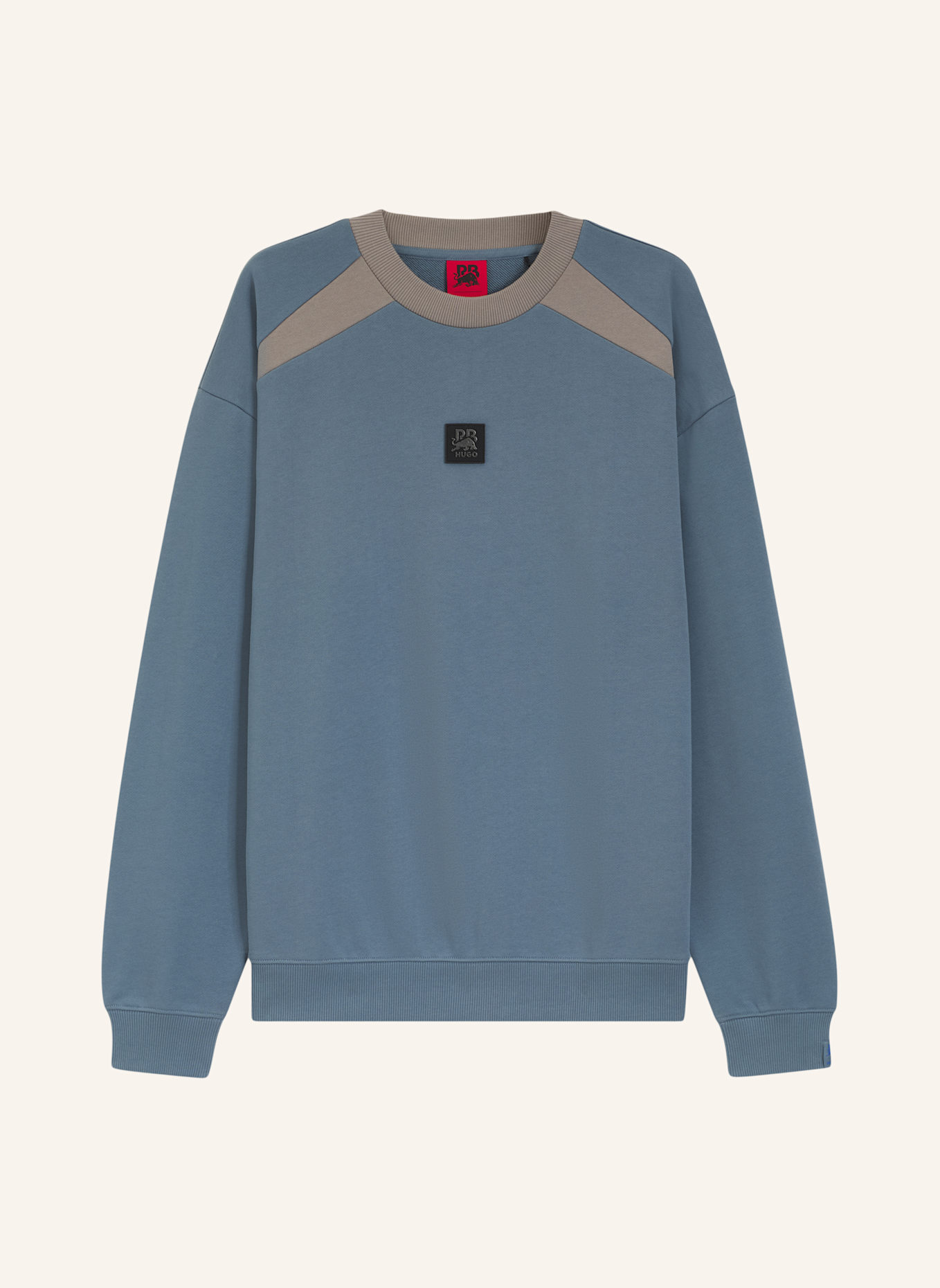 HUGO Sweatshirt DAVALIO_RB Relaxed Fit: DUNKELGRAU