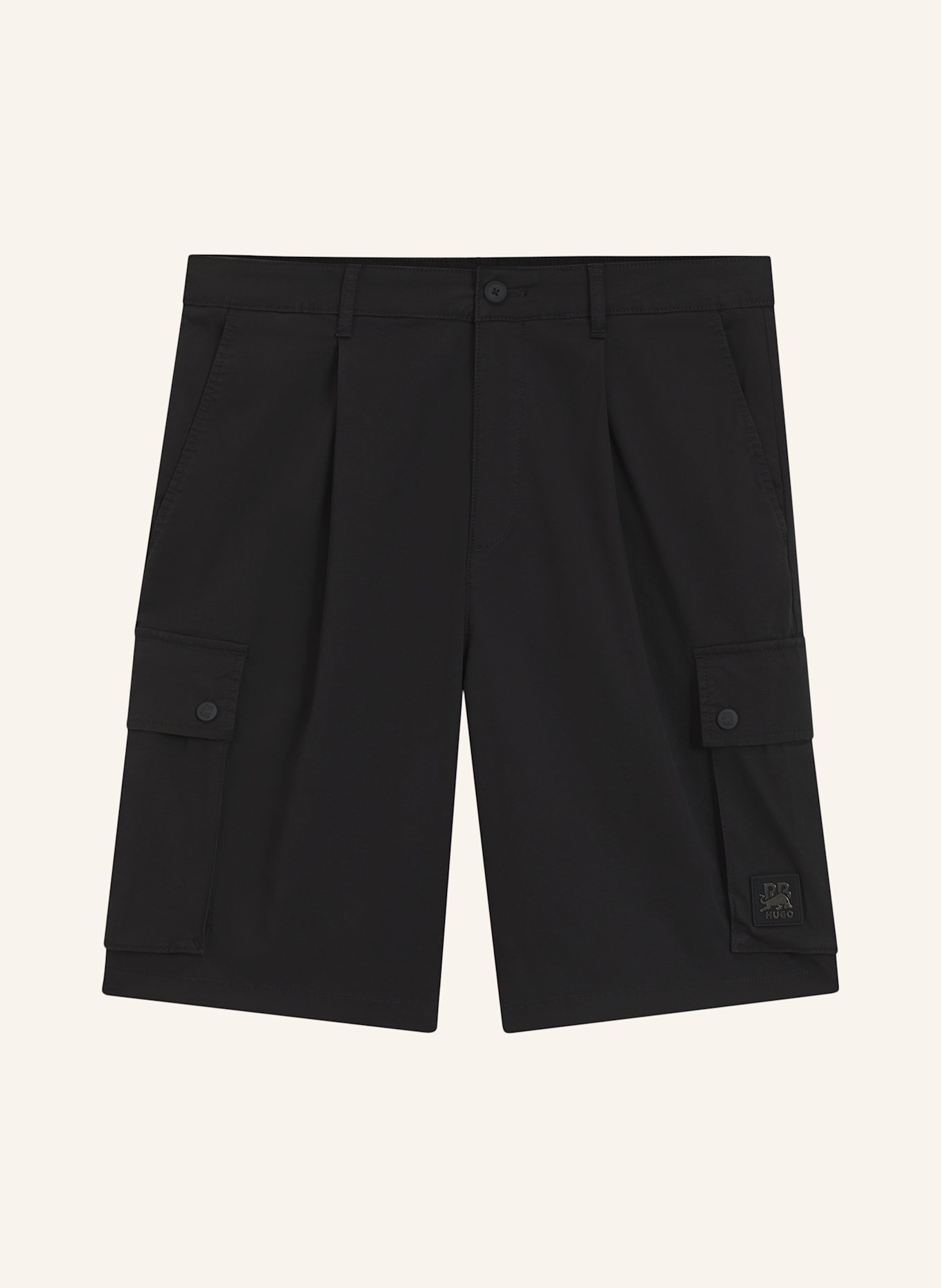 HUGO Short GREGRY_RB Slim Fit: SCHWARZ