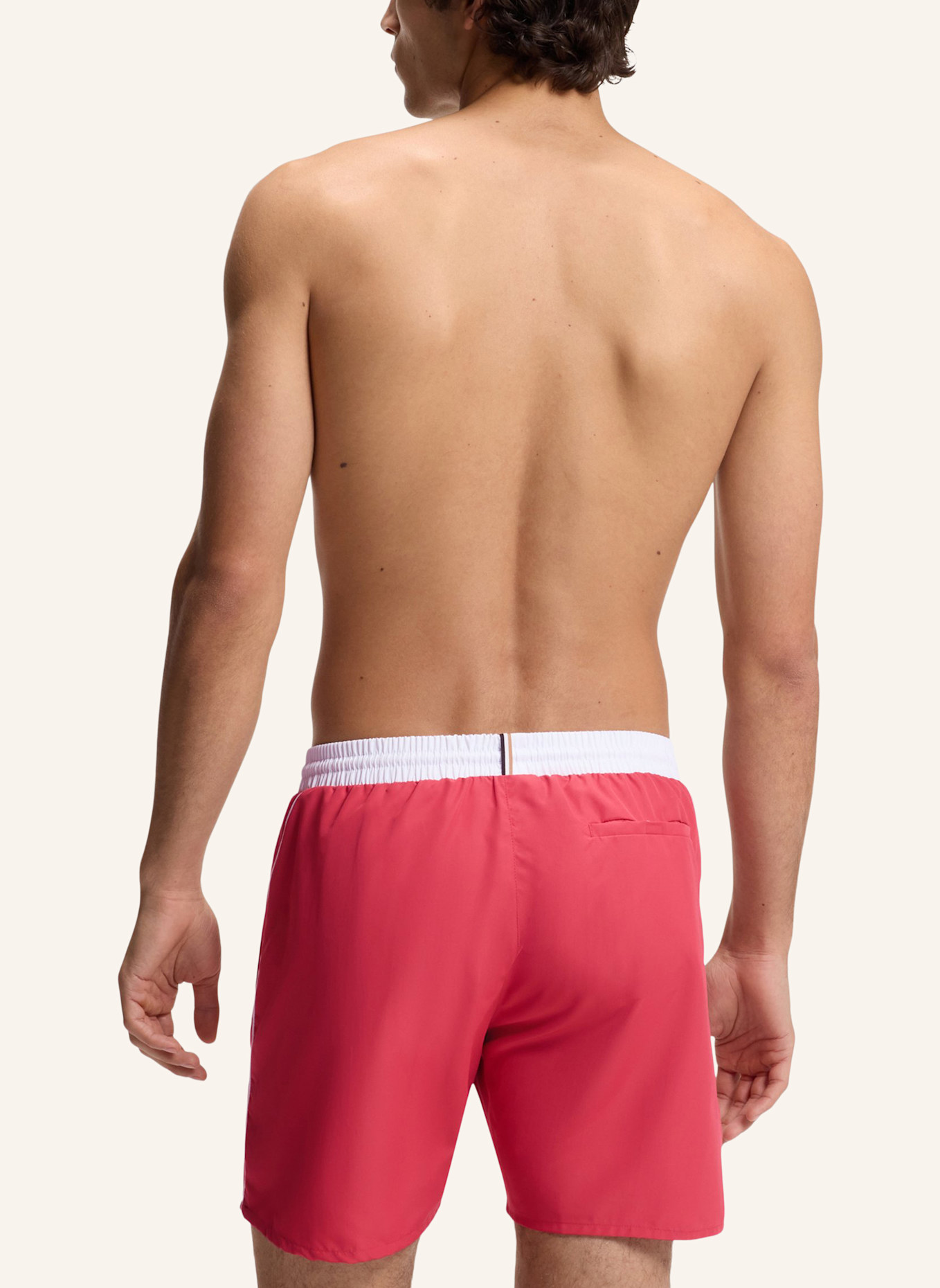 BOSS Badeshorts STARFISH: DUNKELROT