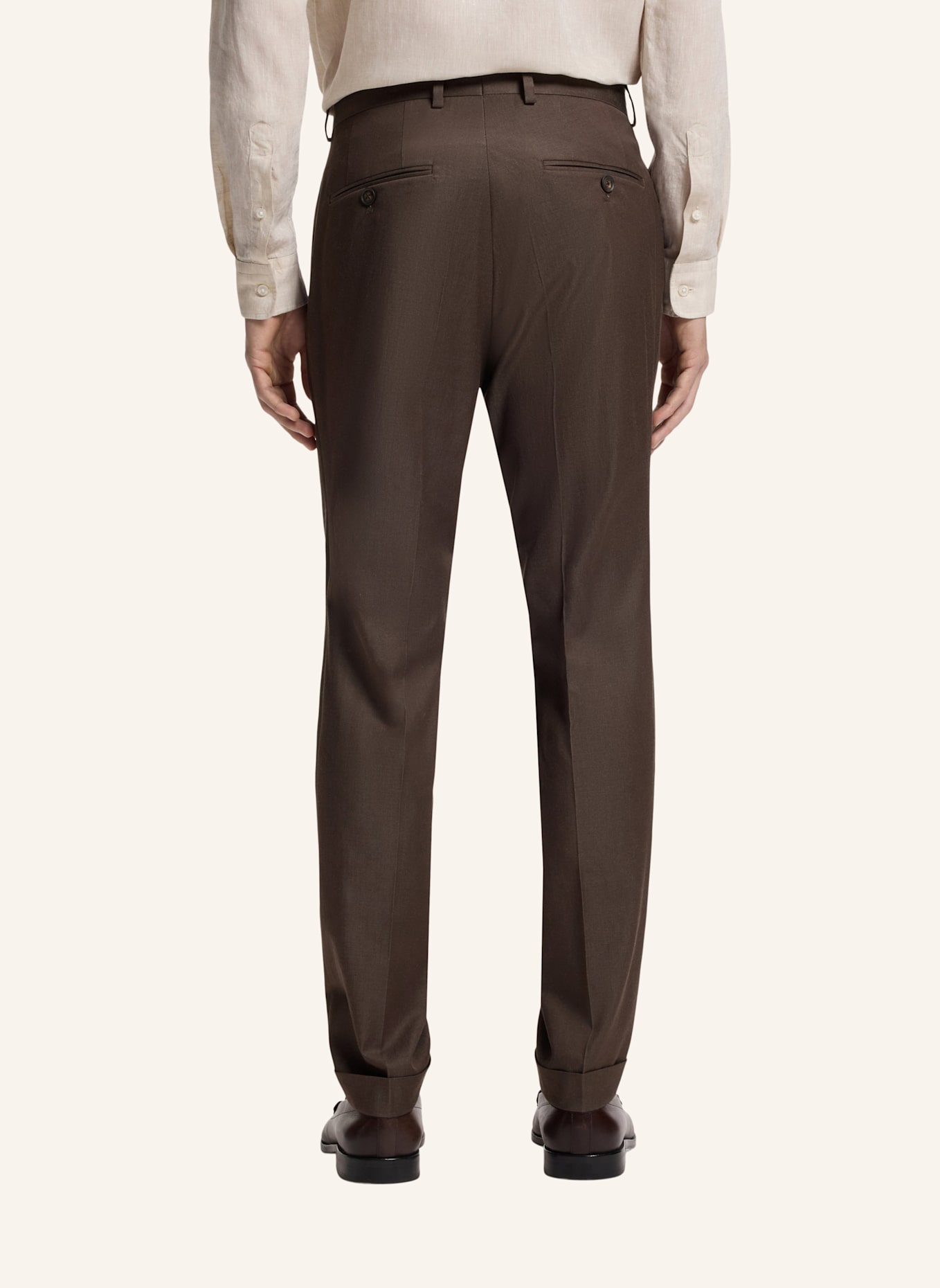 BOSS Business Anzug C-HUGE-2PCS-DB-262 Slim Fit: DUNKELBRAUN