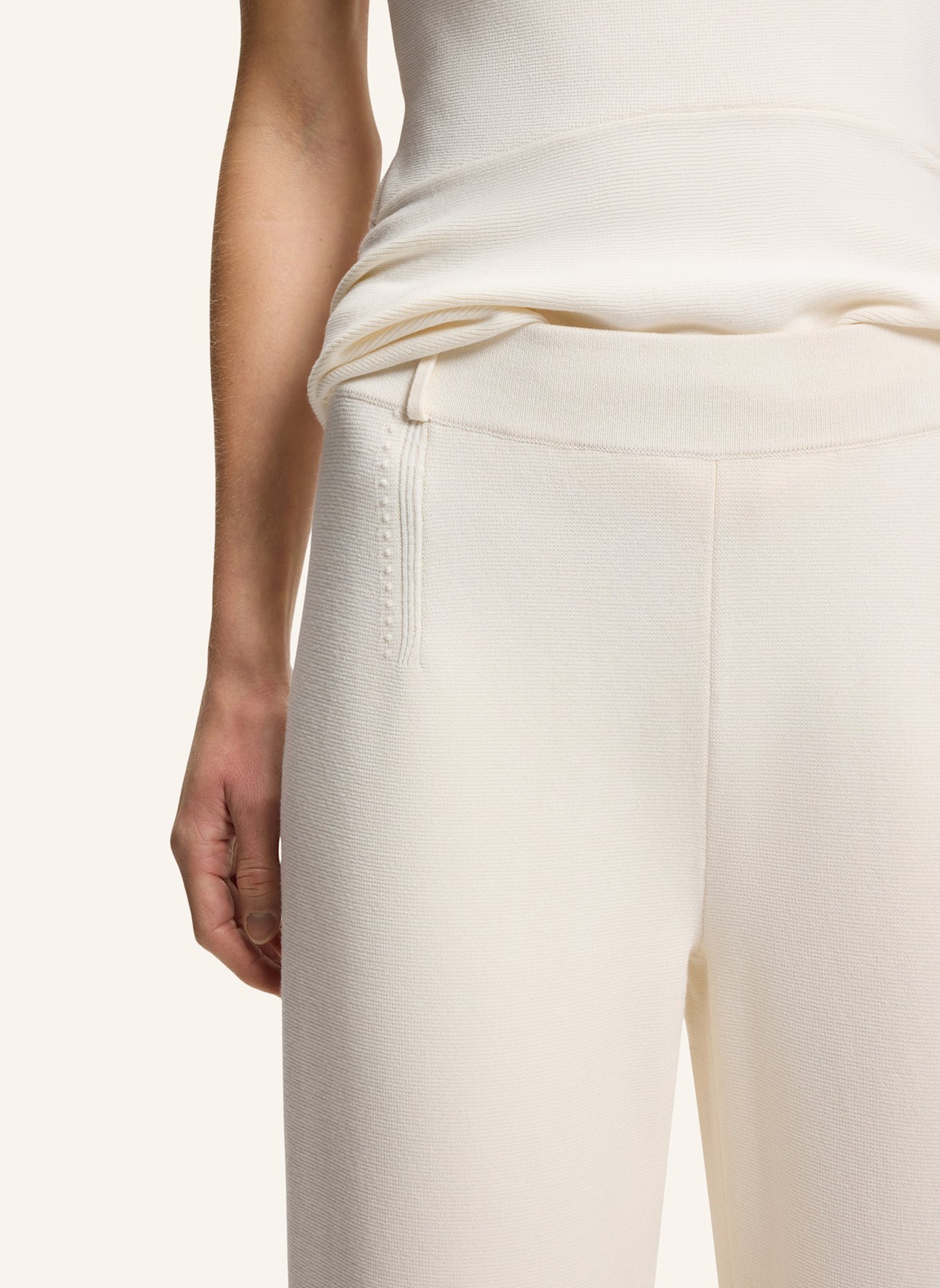 BOSS Casual Hose FALLEGRA Regular Fit: WEISS