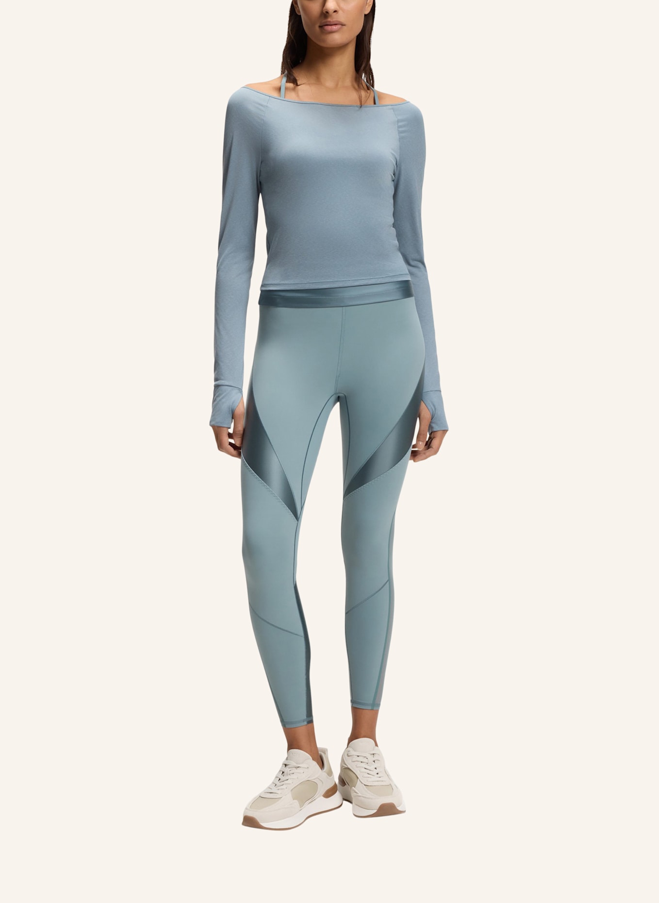 BOSS Turnschuh B ICON_RUNN_SDLZ: BEIGE