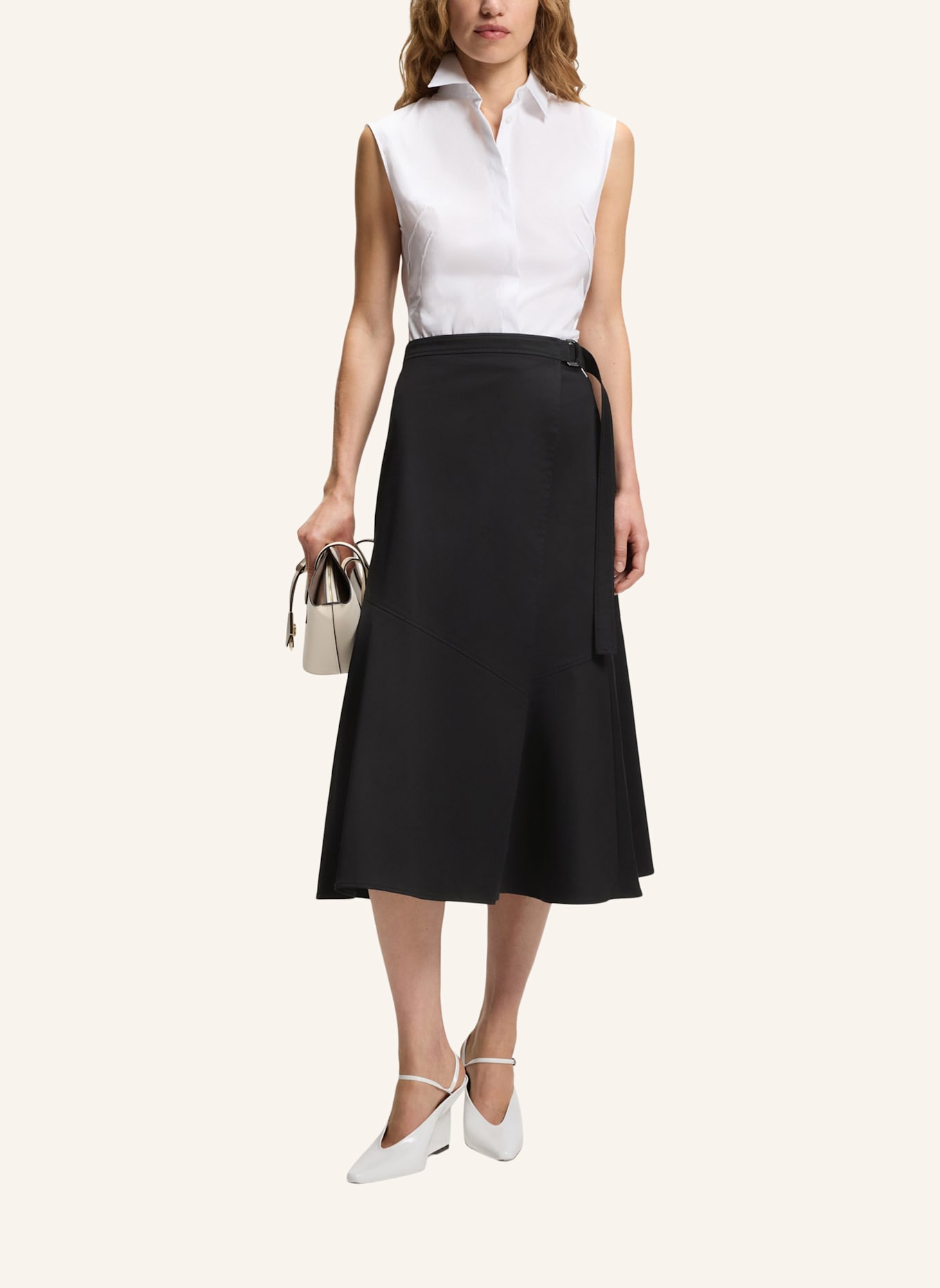 BOSS A-Linien-Rock VULERAN1 Regular Fit: SCHWARZ