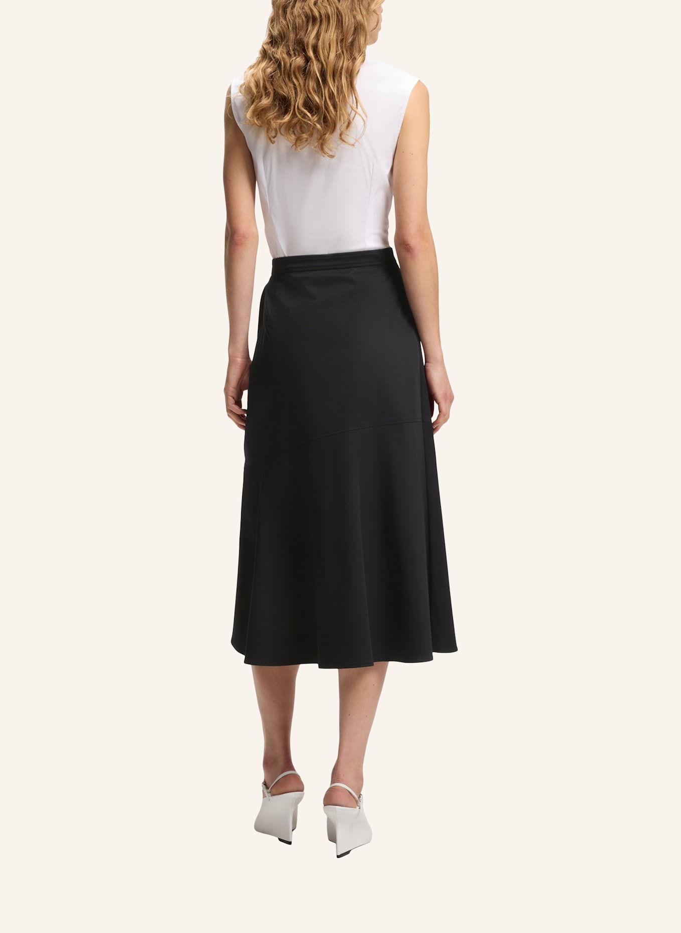 BOSS A-Linien-Rock VULERAN1 Regular Fit: SCHWARZ