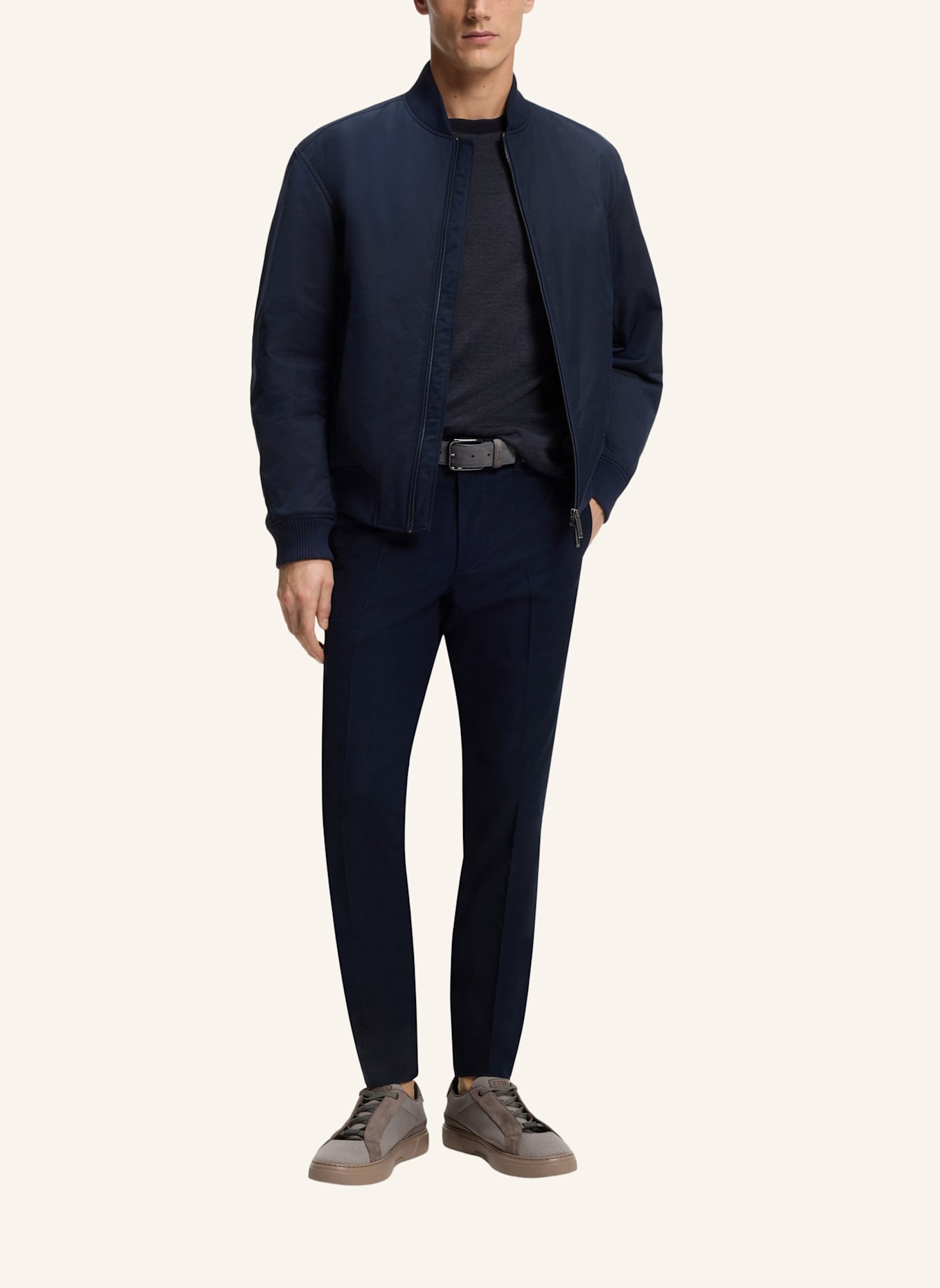 BOSS T-Shirt C-THOMPSON 242_AM Regular Fit: DUNKELBLAU