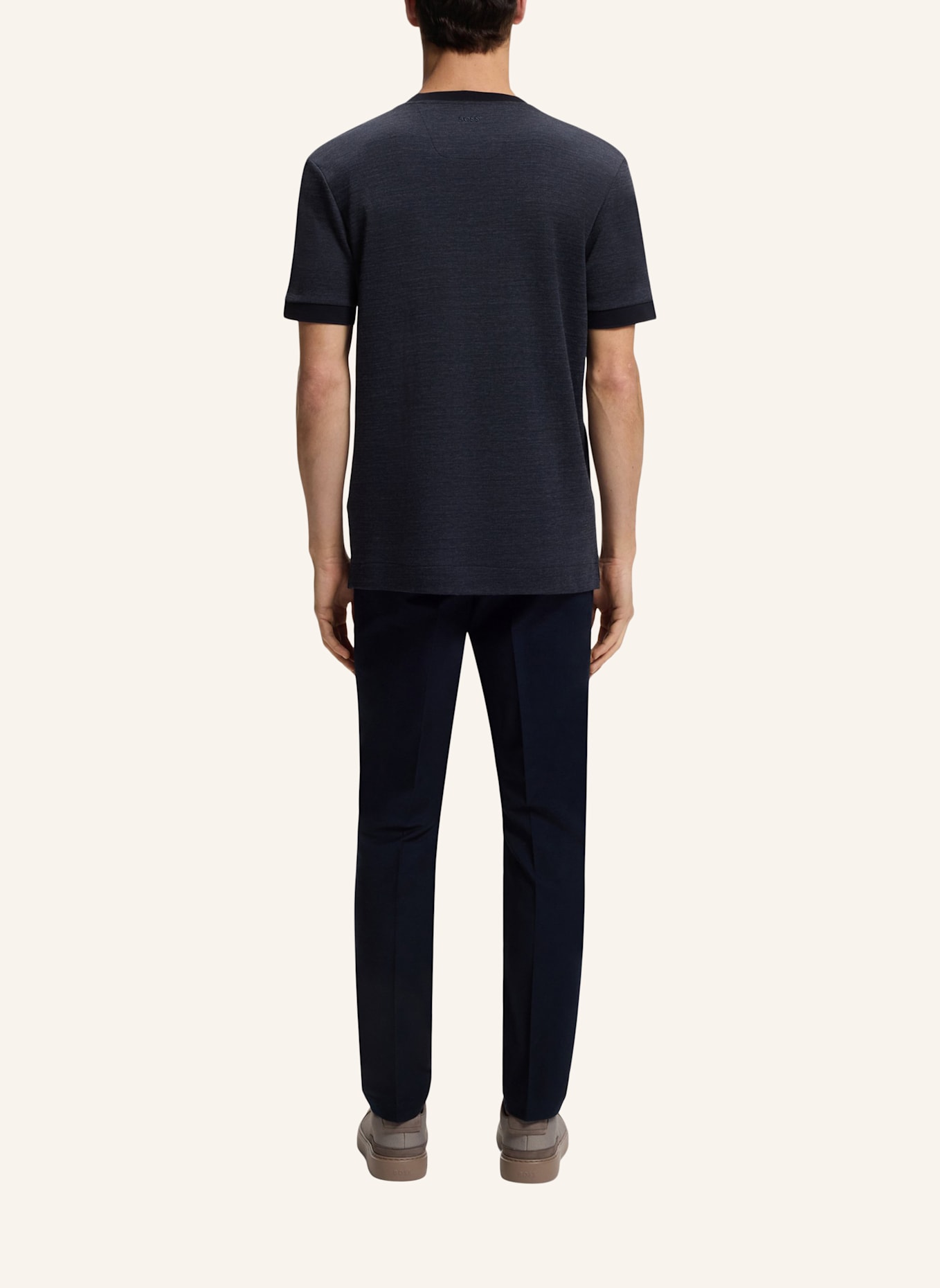 BOSS T-Shirt C-THOMPSON 242_AM Regular Fit: DUNKELBLAU