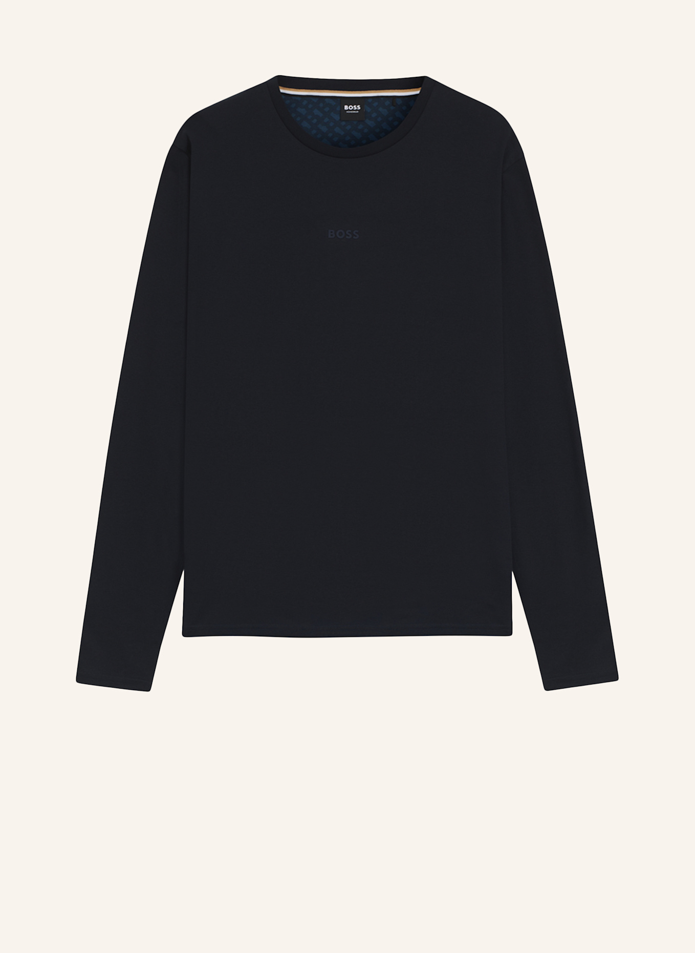 BOSS Pyjama-Set RELAX LONG SET Regular Fit: DUNKELBLAU