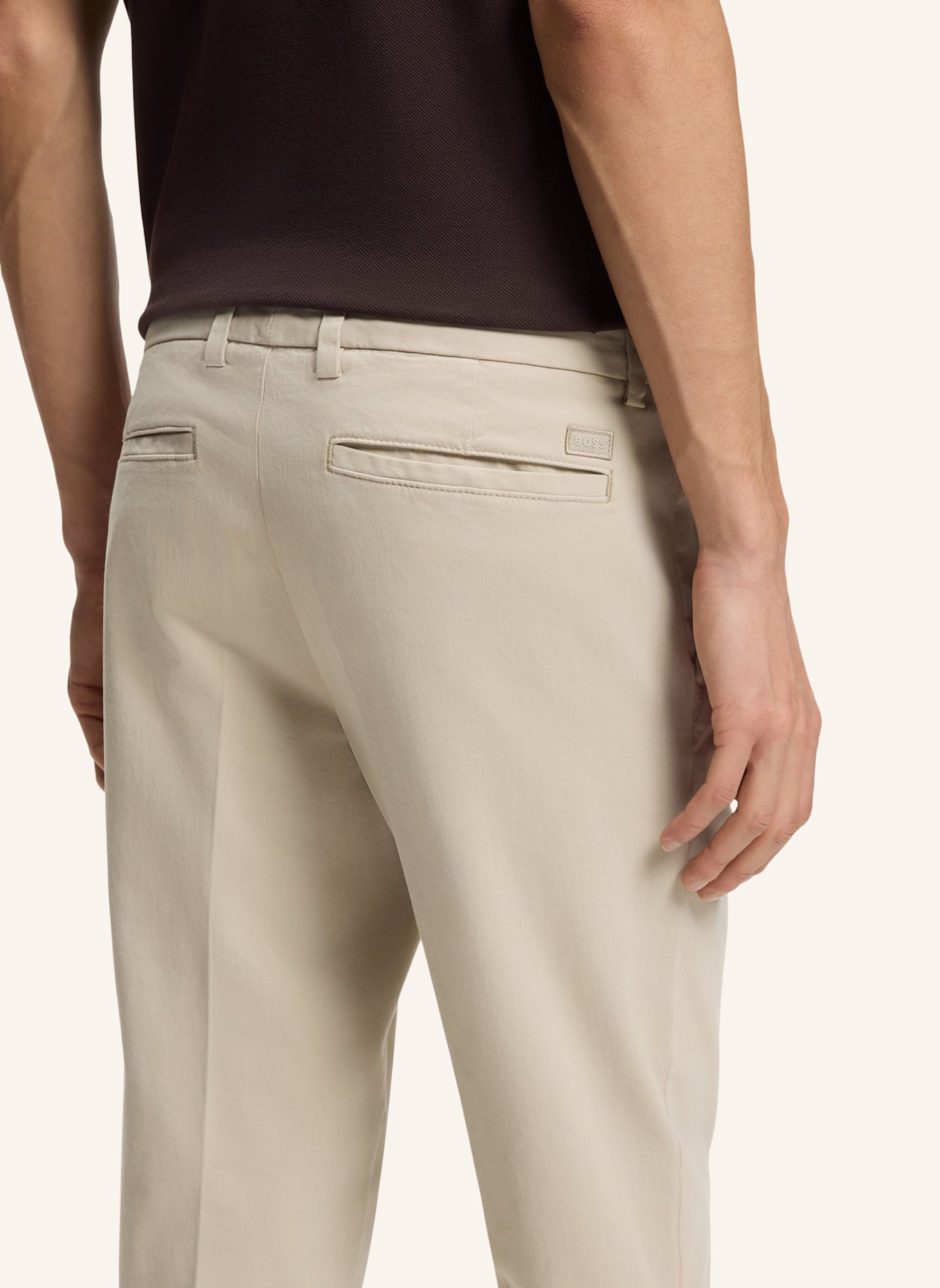 BOSS Casual Hose H-KAITON1 Slim Fit: BEIGE