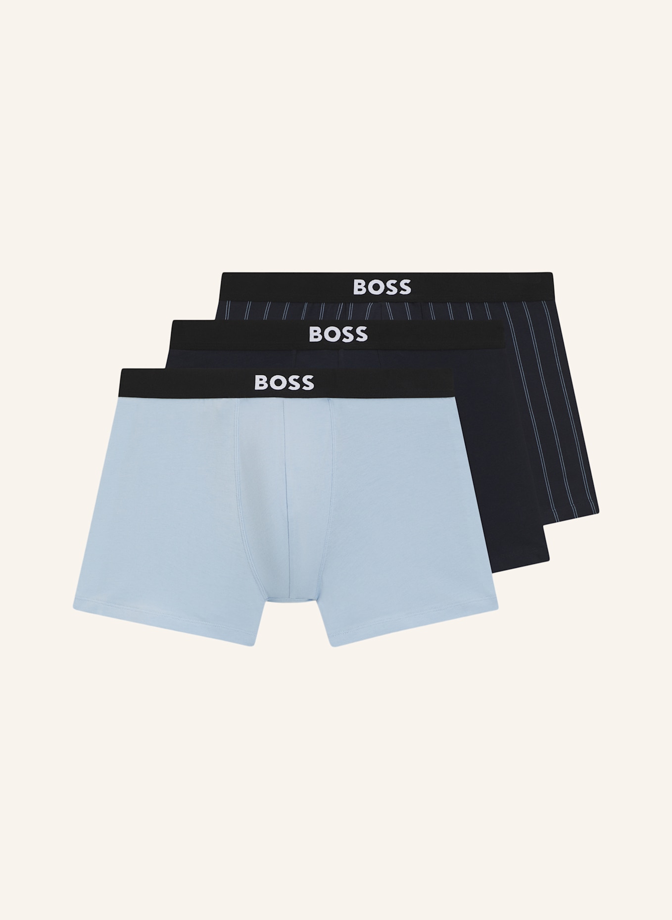 BOSS Boxershort BOXERBR3P BOSS ONE D: HELLBLAU