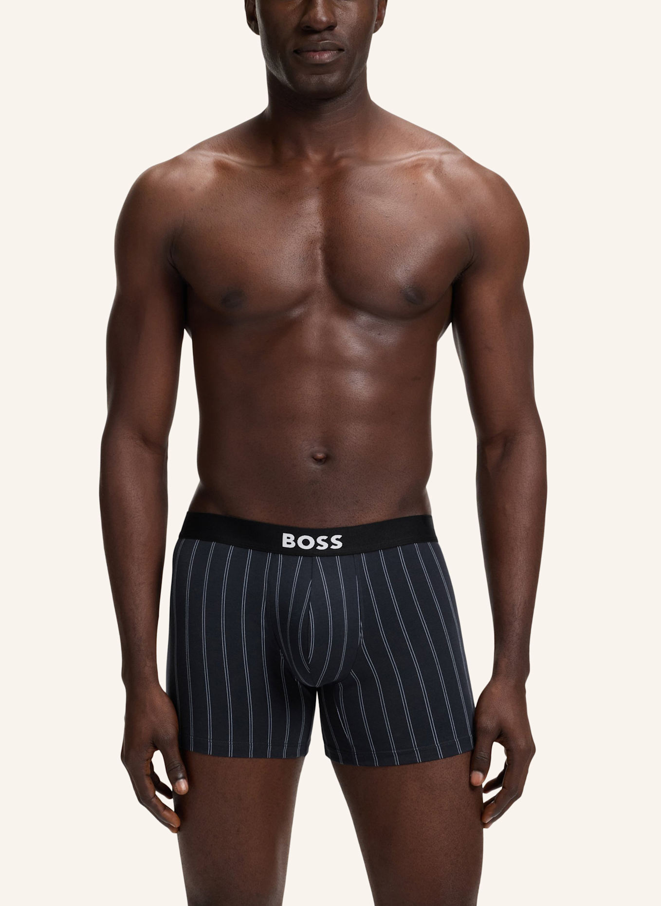 BOSS Boxershort BOXERBR3P BOSS ONE D: HELLBLAU