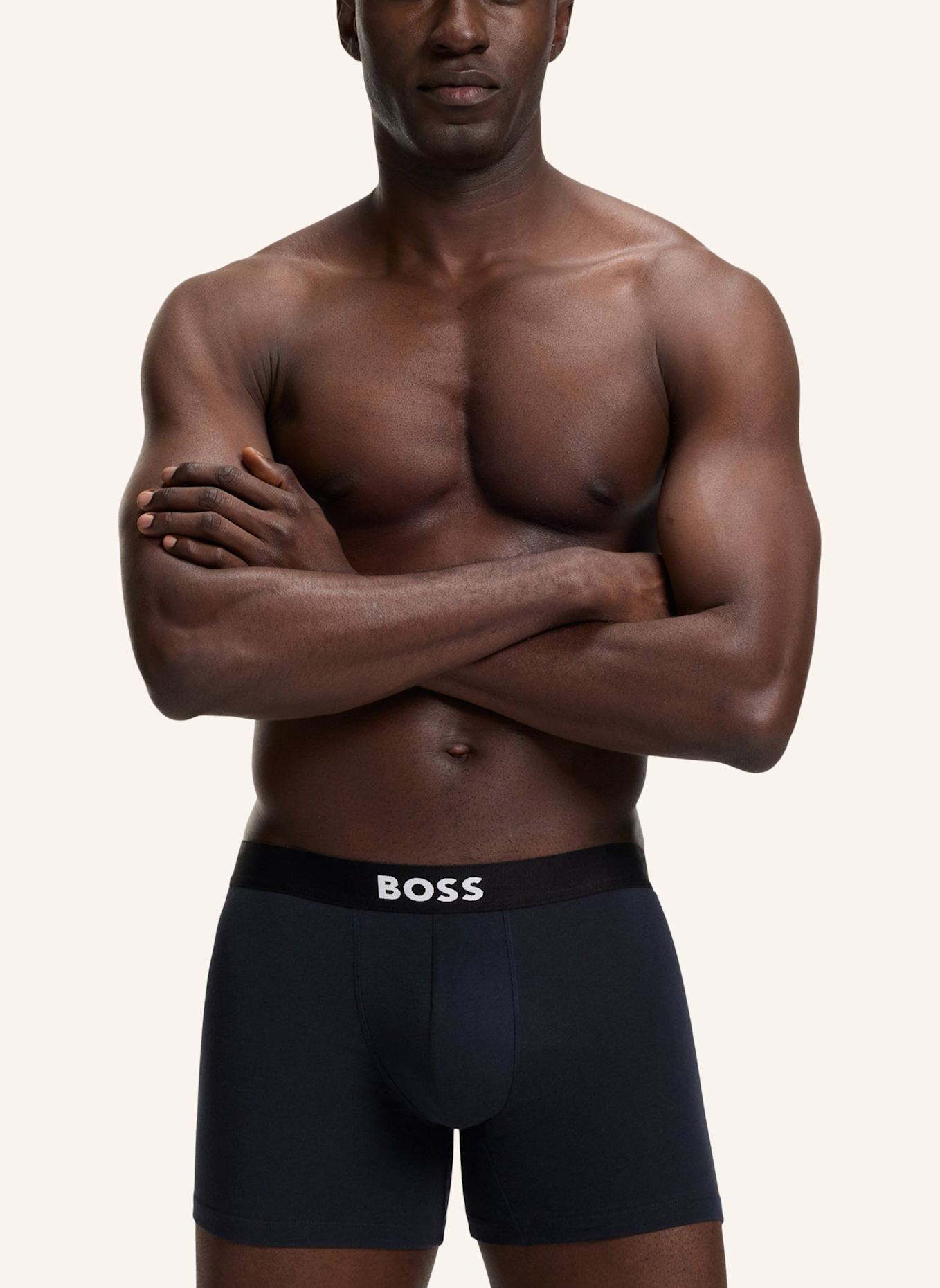 BOSS Boxershort BOXERBR3P BOSS ONE D: HELLBLAU