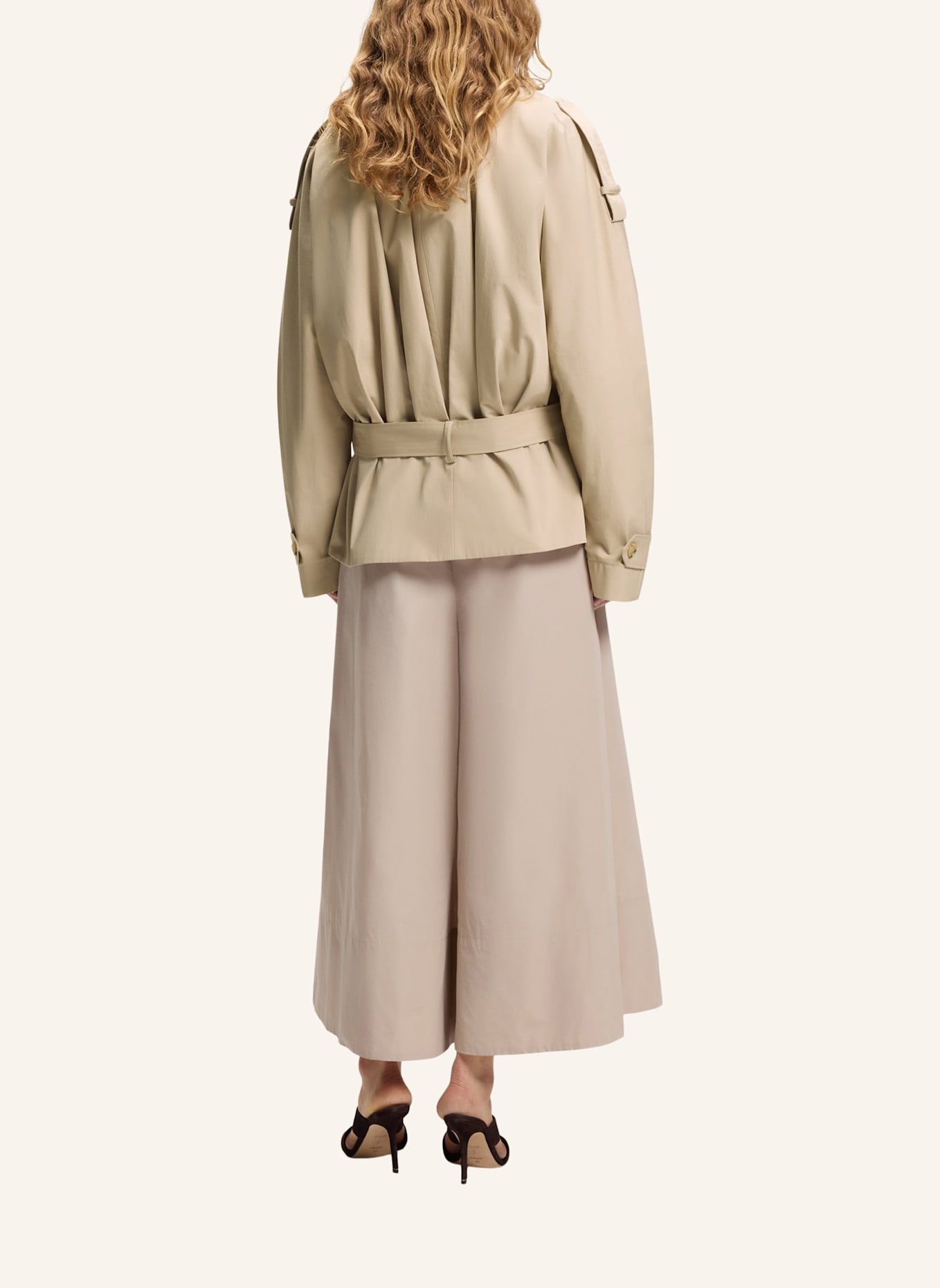 BOSS Klassischer Mantel CANGGU Regular Fit: BEIGE