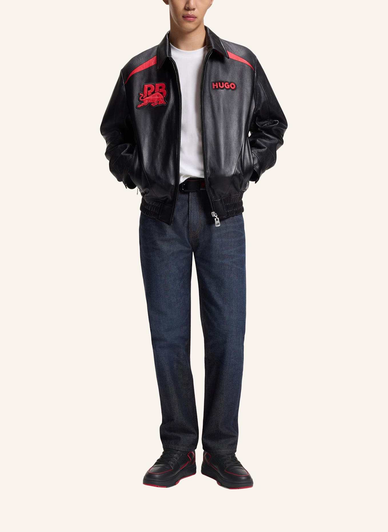 HUGO Sneaker YARROW_PULY_RB: SCHWARZ