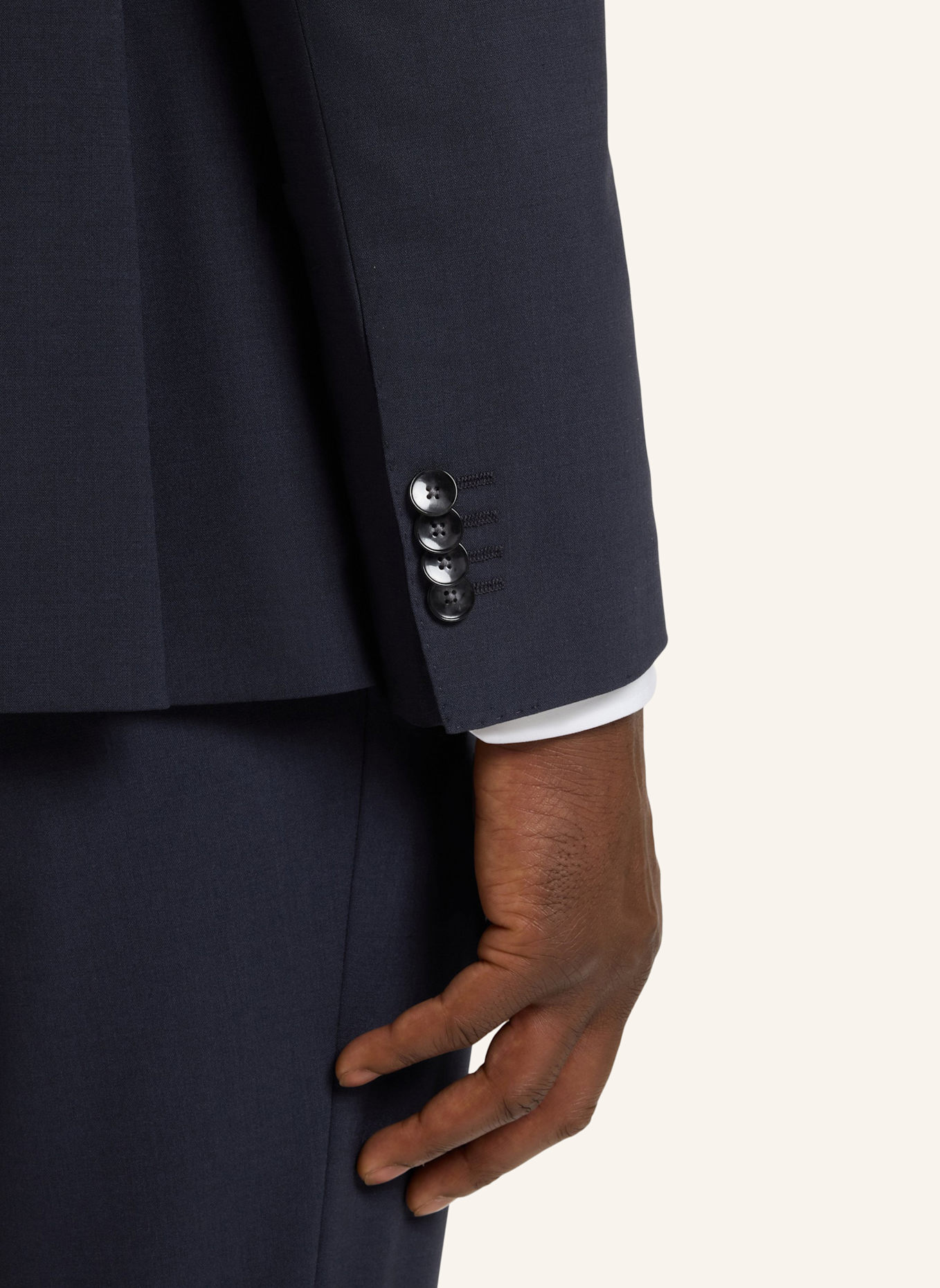 BOSS Business Anzug H-HUGE-2PCS-224 Slim Fit: BLAU