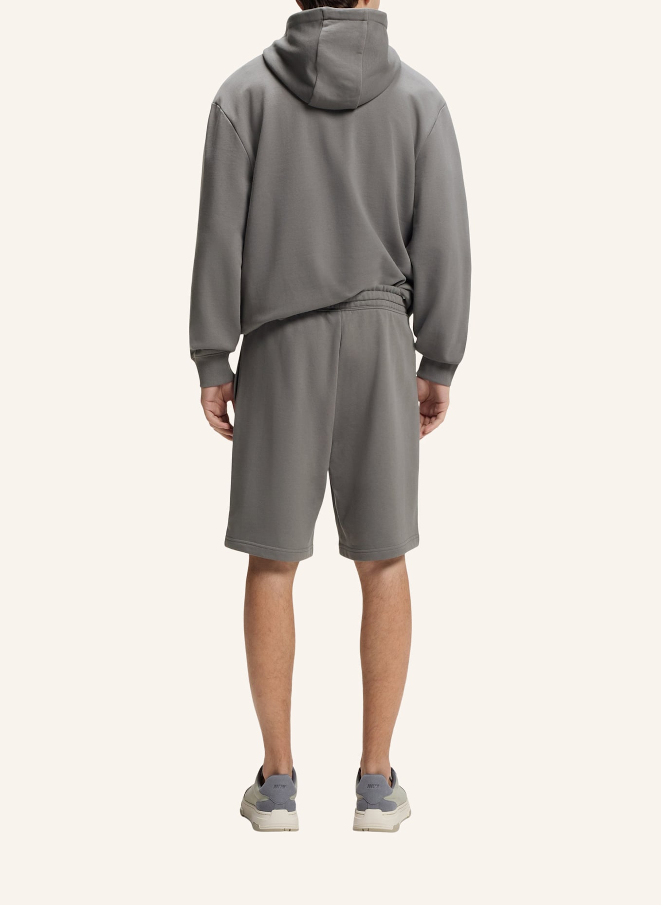 HUGO Hoodie DAPO: DUNKELGRAU