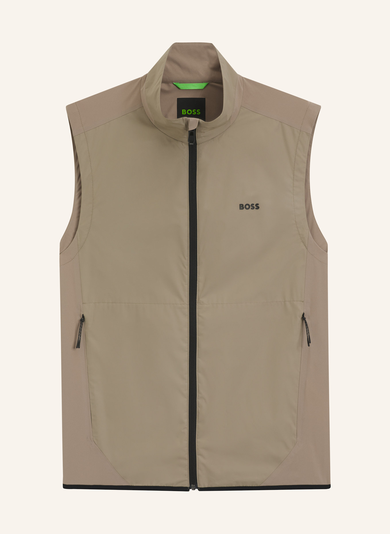 BOSS Casual Jacke OW_GOC BIRDIE VEST Regular Fit: HELLGRÜN