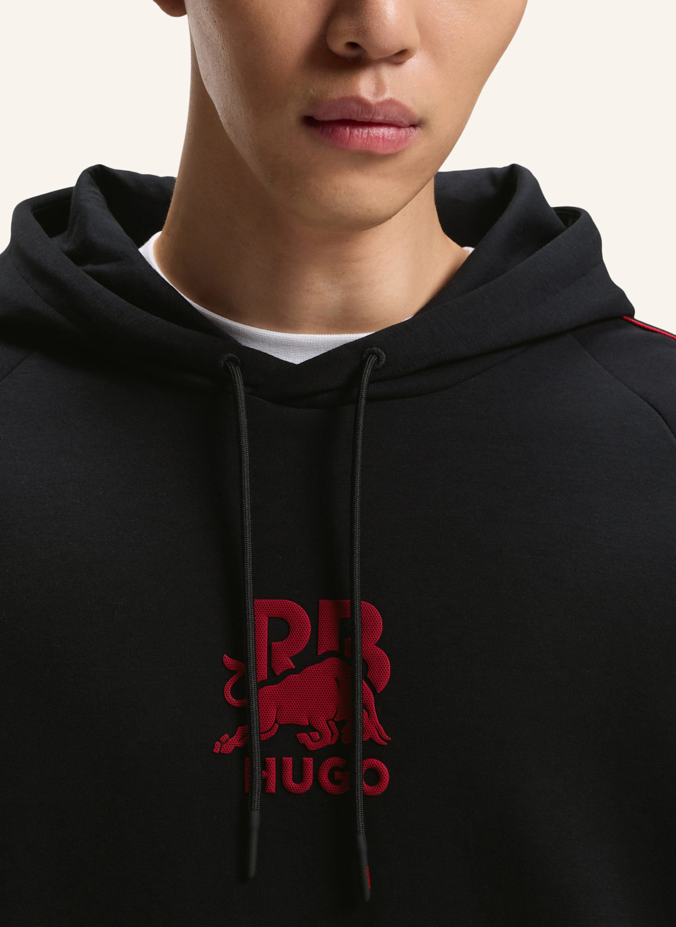 HUGO Sweatshirt DOFRENTIS_RB Relaxed Fit: SCHWARZ