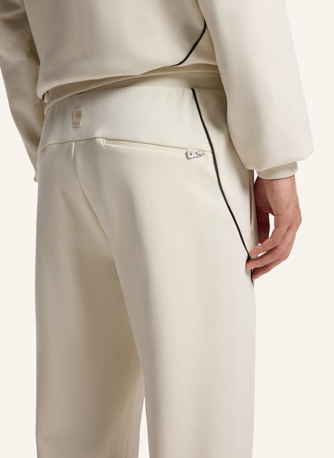 HUGO Casual Hose DUSSON_RB Relaxed Fit: WEISS