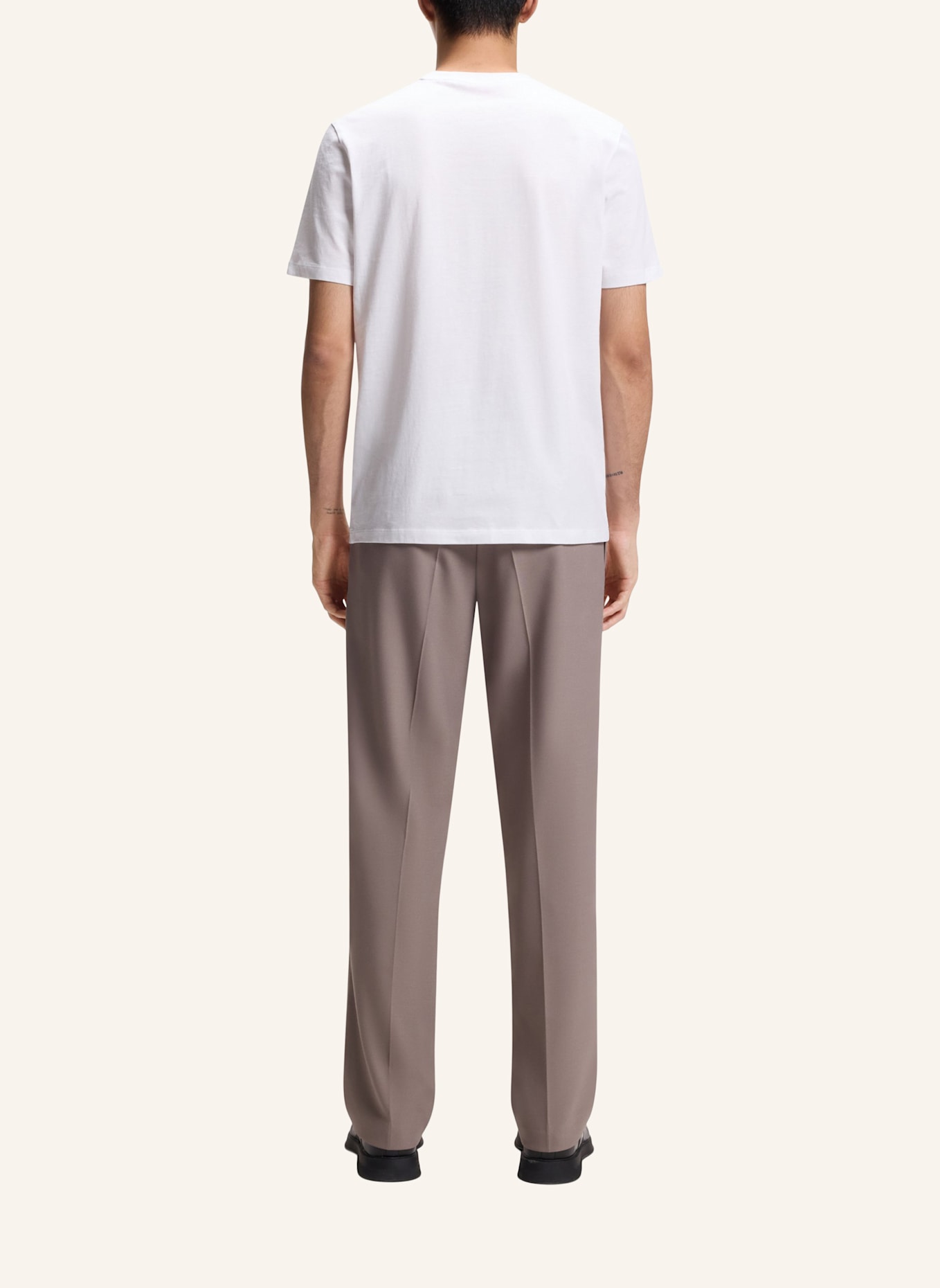 HUGO T-Shirt DISCORB Regular Fit: WEISS