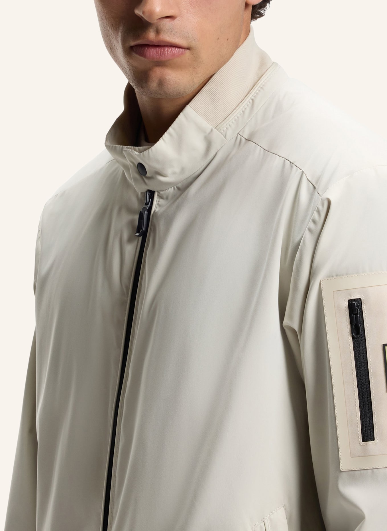 BOSS Casual Jacke OW_JOIN JT Regular Fit: BEIGE