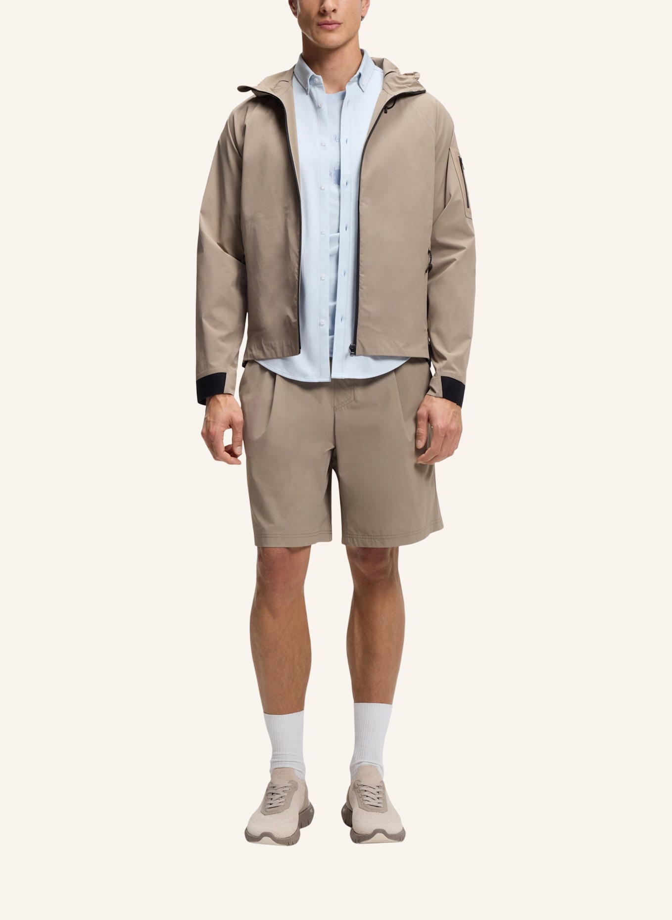 BOSS Short SH_TERRACE Relaxed Fit: HELLGRÜN