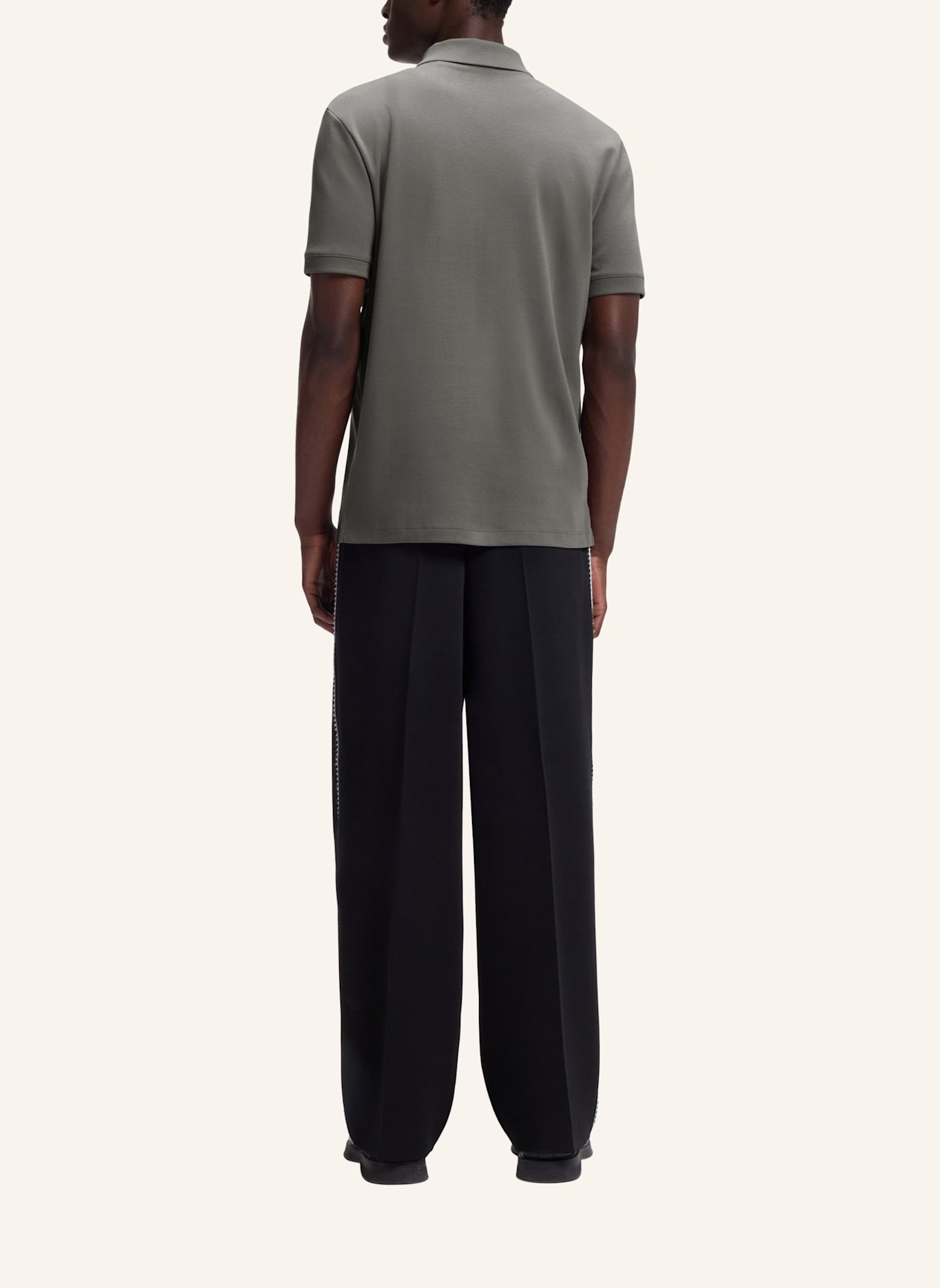 HUGO Poloshirt DALOMINO Regular Fit: DUNKELGRAU