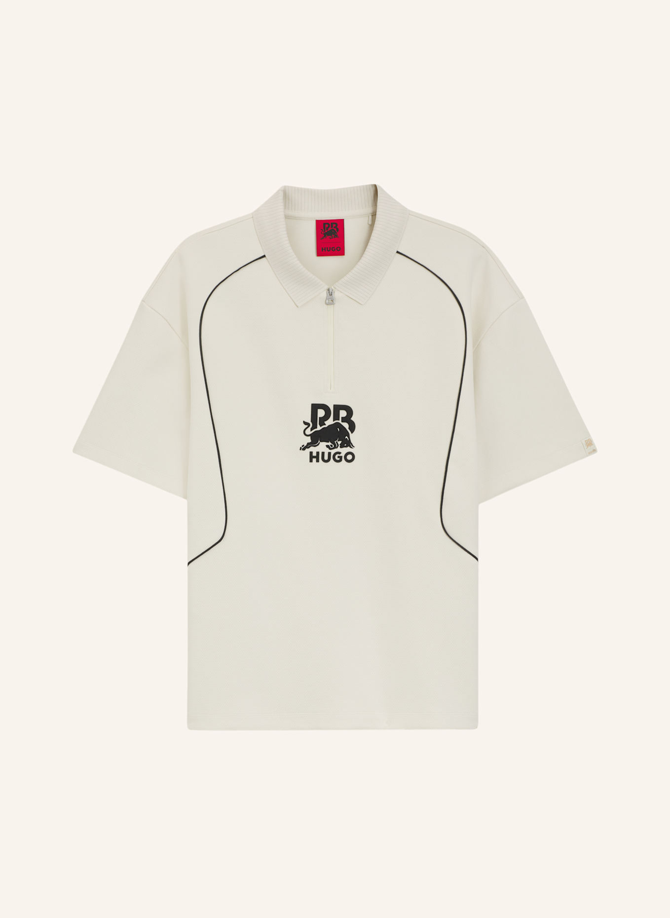 HUGO Poloshirt DUERO_RB Relaxed Fit: WEISS