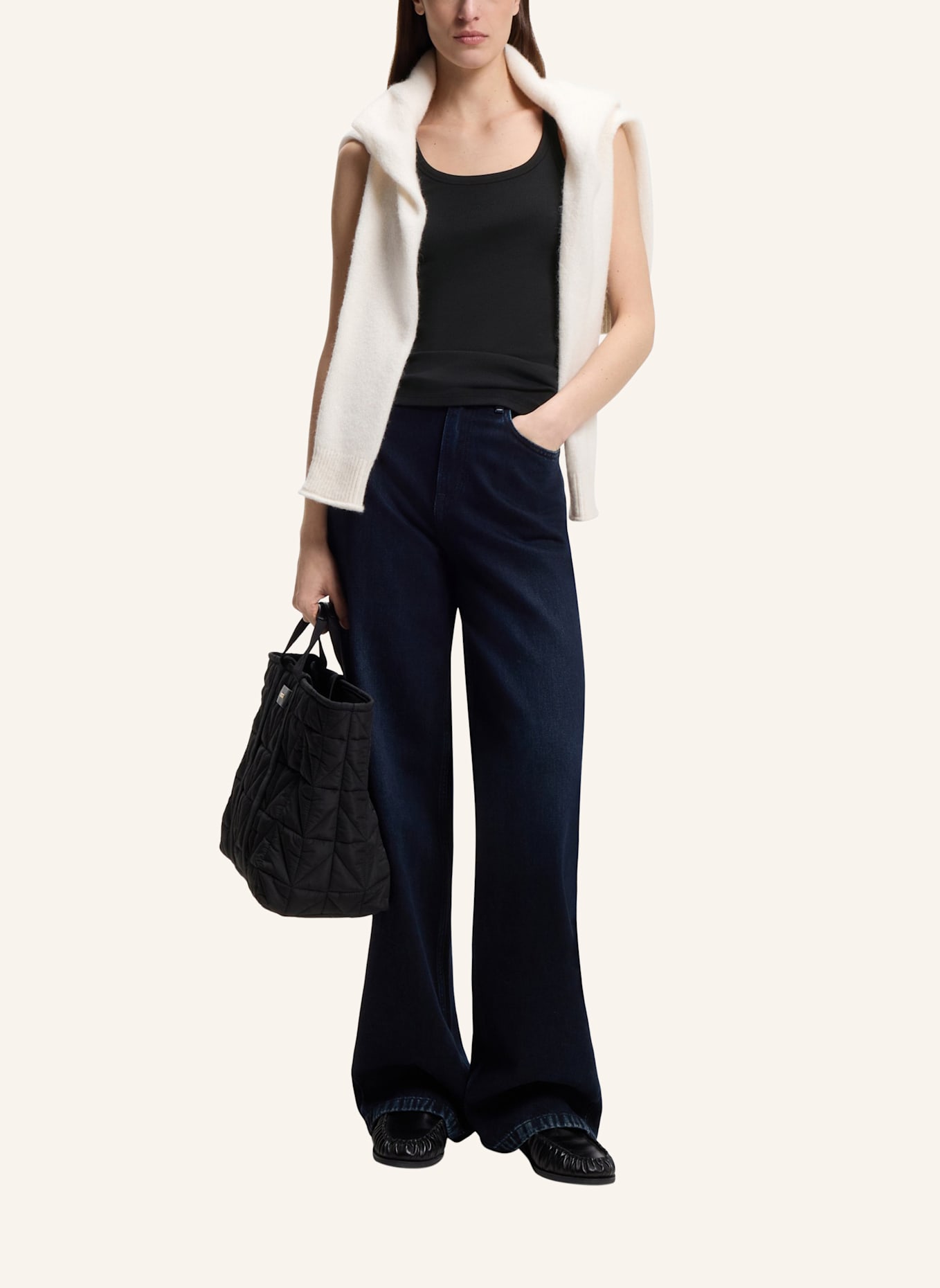 BOSS Casual Top C_EPETITE Slim Fit: SCHWARZ