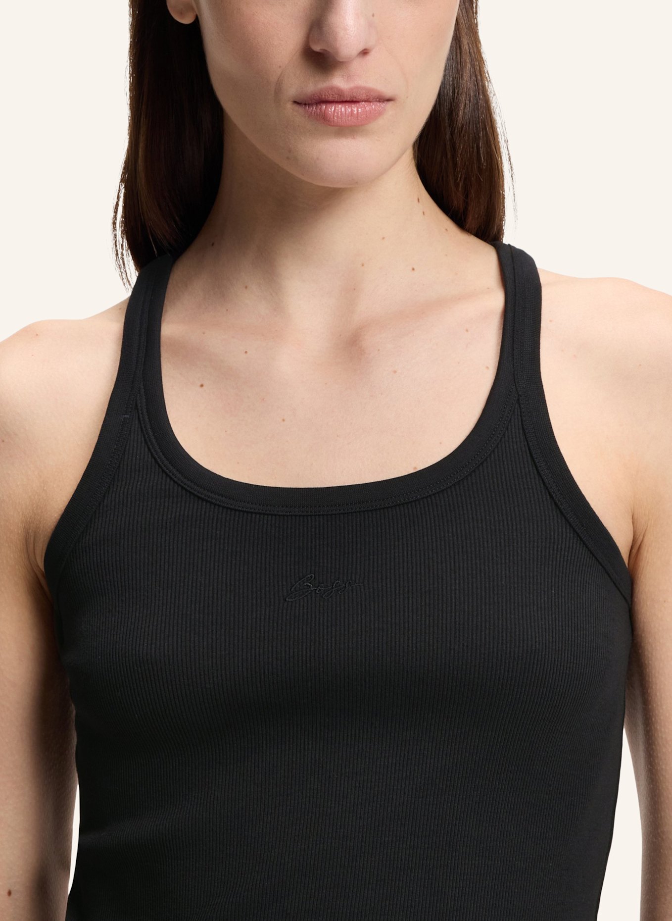 BOSS Casual Top C_EPETITE Slim Fit: SCHWARZ